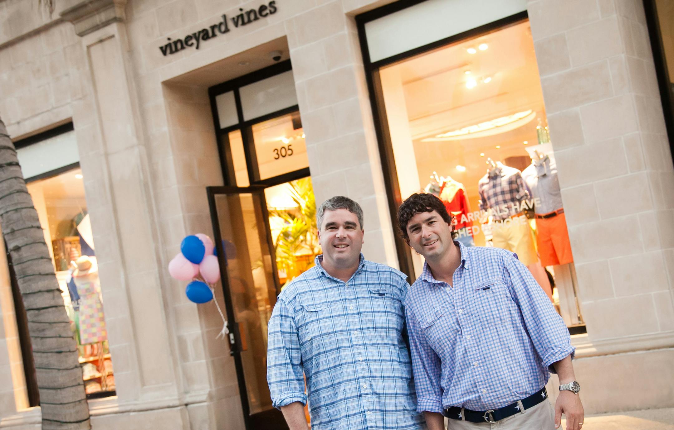 Vineyard Vines founders and brothers Shep (left) and Ian Murray started Vineyard Vines in 1998 after they quit their corporate jobs. handout