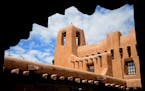 The New Mexico Museum of Art in Santa Fe exemplifies the distinctive architecture of the town. (Christopher Reynolds/Los Angeles Times/MCT) ORG XMIT: 