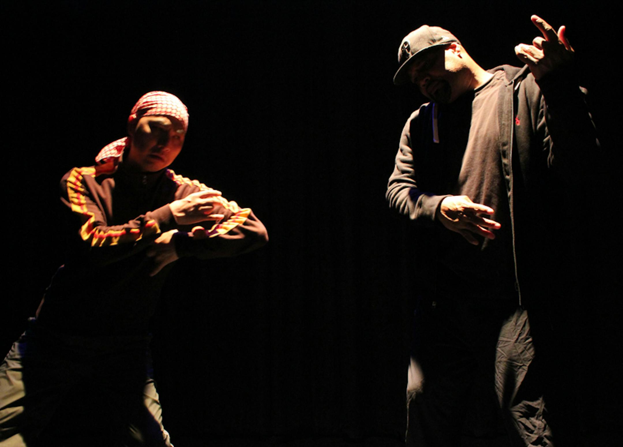 FLASH -- Michael Sakamoto and Rennie Harris.