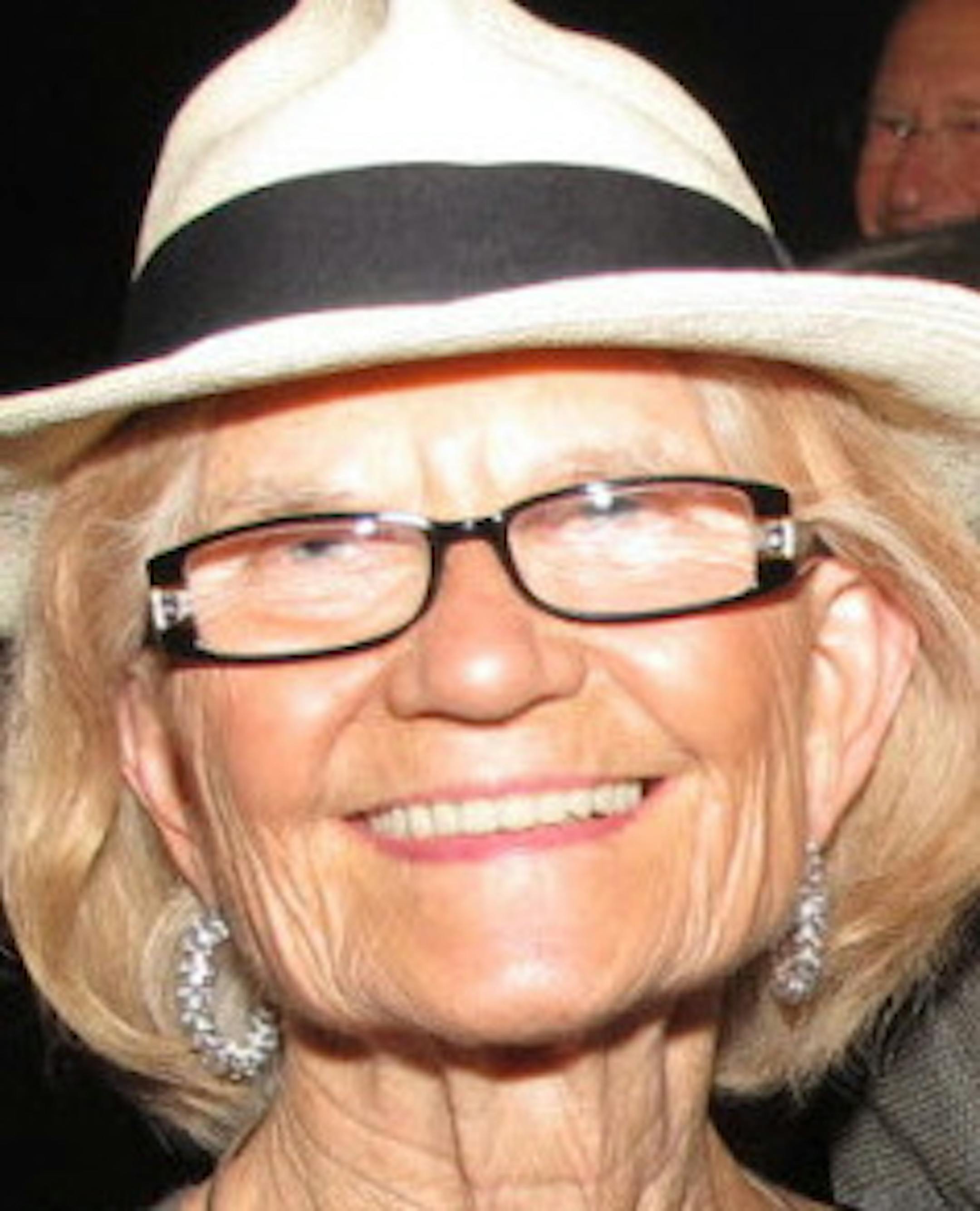 Nancy Burbidge, at left, with her husband, Jack.