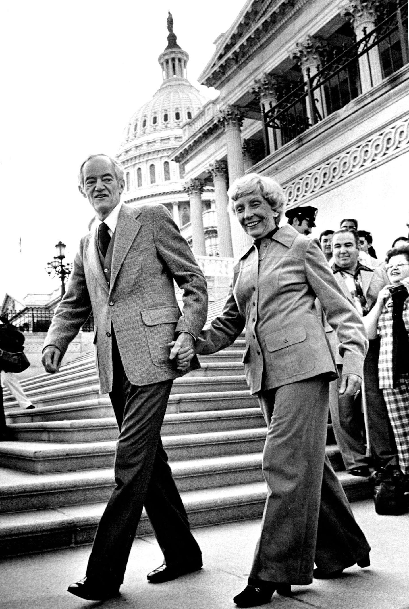 October 25, 1977 Story with art Carman this lead National News, it seemed to be the biggest thing happening Nationally all news media seemed to be ' on the hill' HHH's return to the senate and his standing ovation in the senate floor. February 24, 1978 Minneapolis Star Tribune