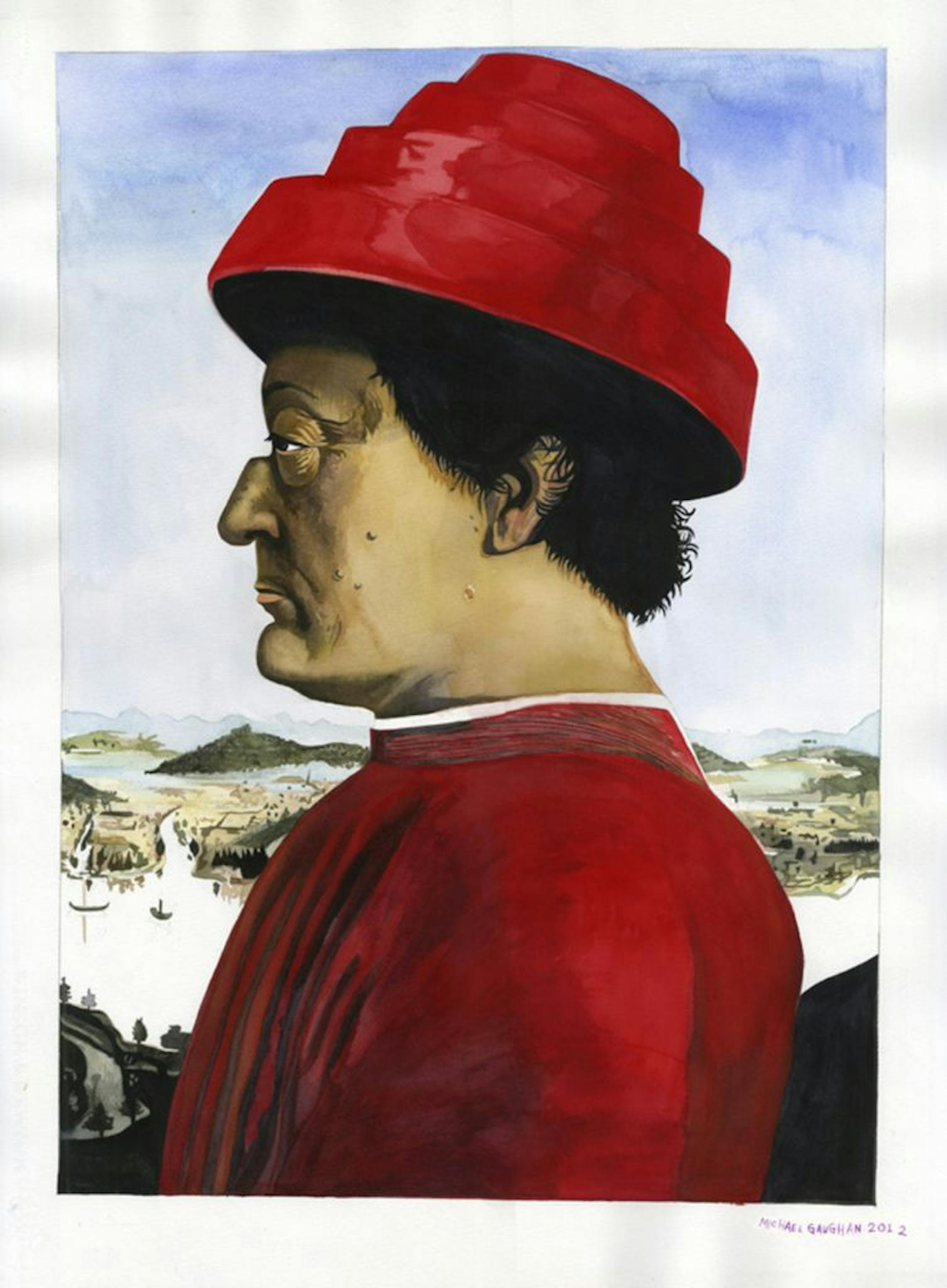 "Federico da Montefeltro DEVO" by Michael Gaughan at Burnet Gallery