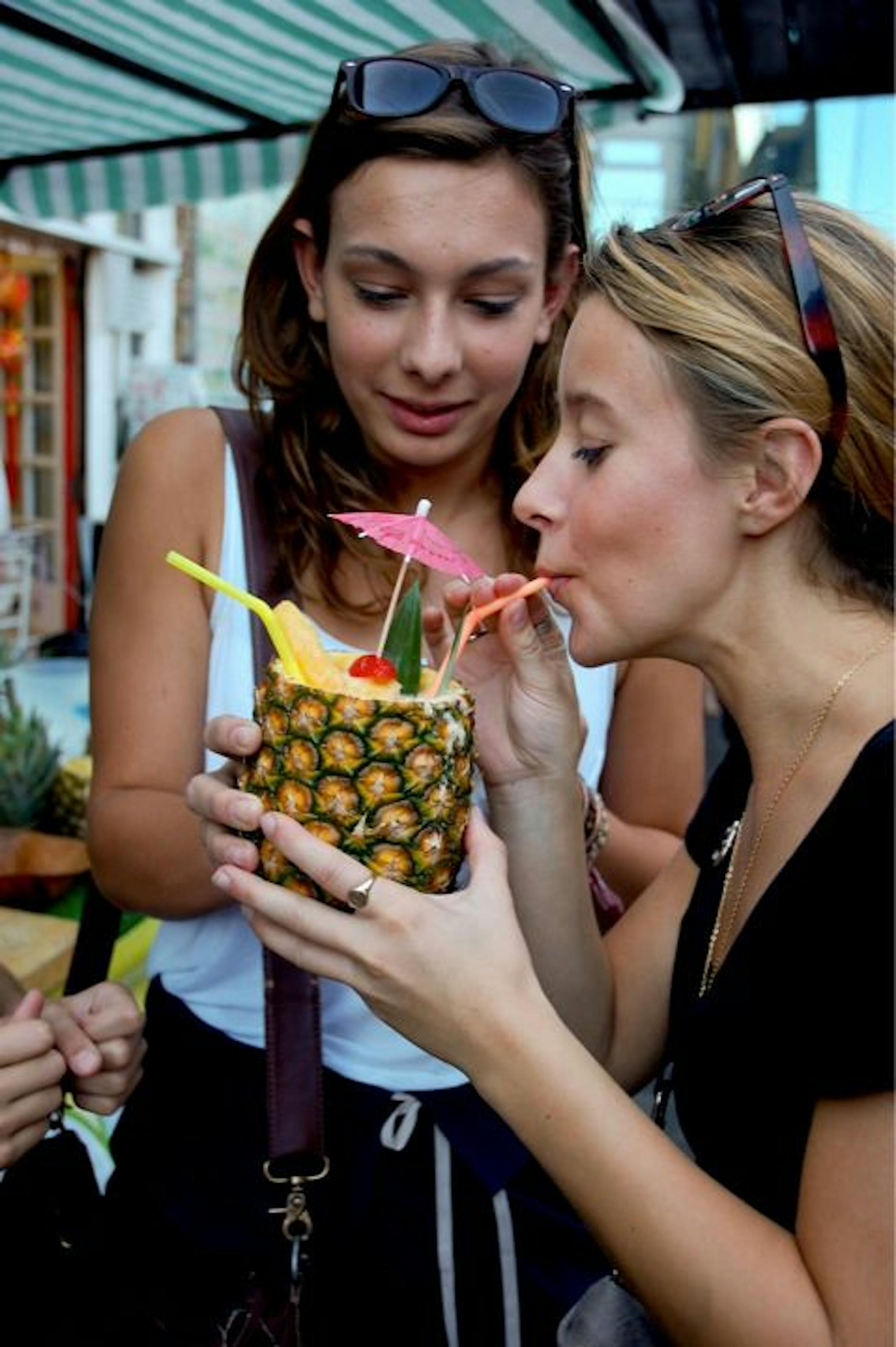 Delicious pina colada at Camden Market! [photo credit: Bridget McQuillan]
