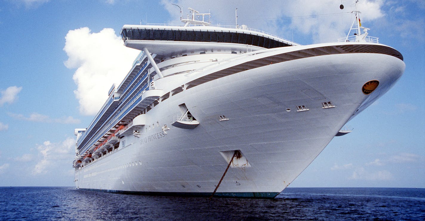 The Grand Princess, pictured in a file image, is being held offshore near San Francisco due to coronavirus concerns onboard. (Robert Cross/Chicago Tribune/TNS)