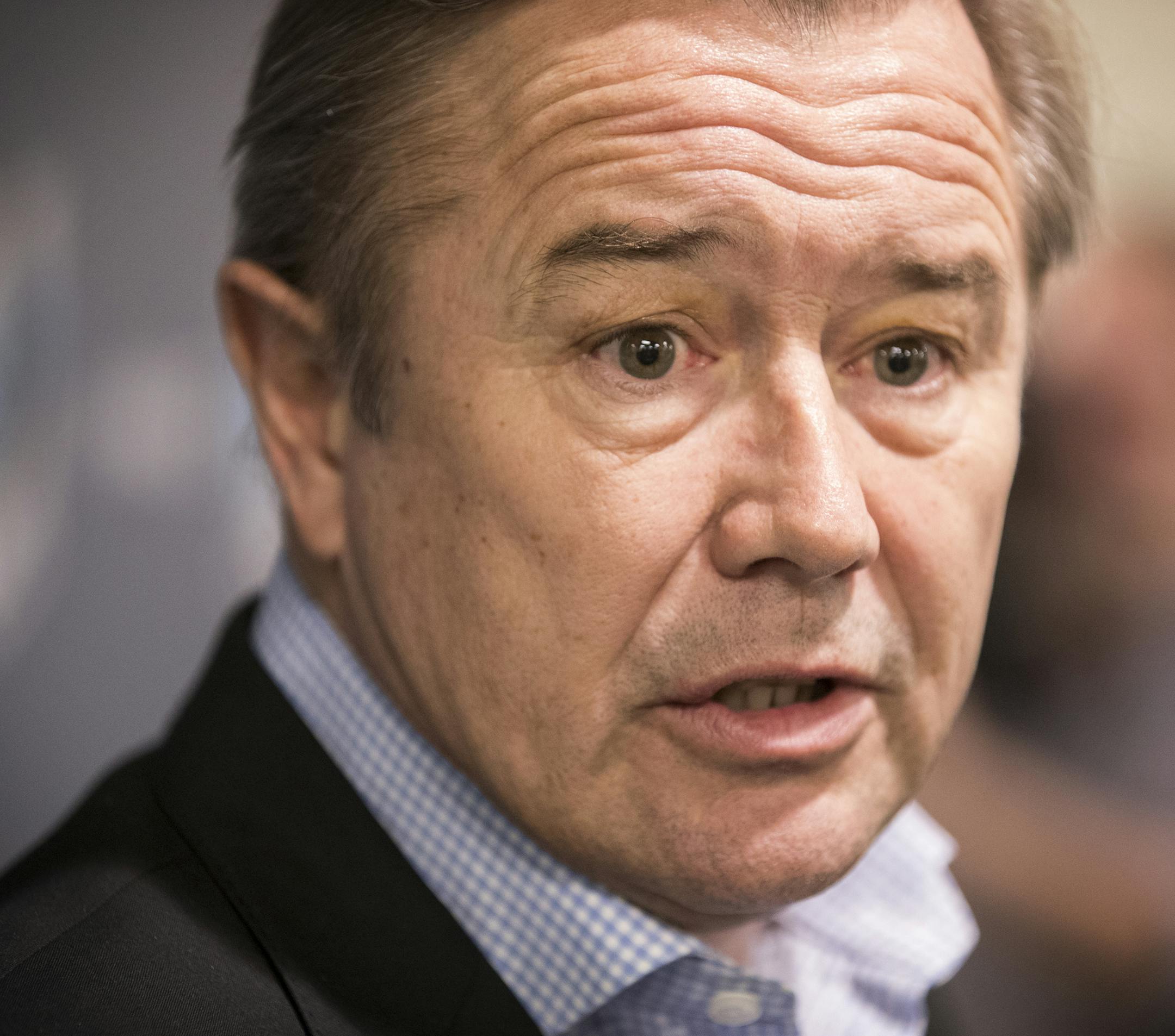 Minnesota United head coach Adrian Heath speaks during a press conference. ] (Leila Navidi/Star Tribune) leila.navidi@startribune.com BACKGROUND INFORMATION: Minnesota United head coach Adrian Heath speaks during a press conference before the MLS expansion draft at the team's headquarters in Golden Valley on Tuesday, December 13, 2016.