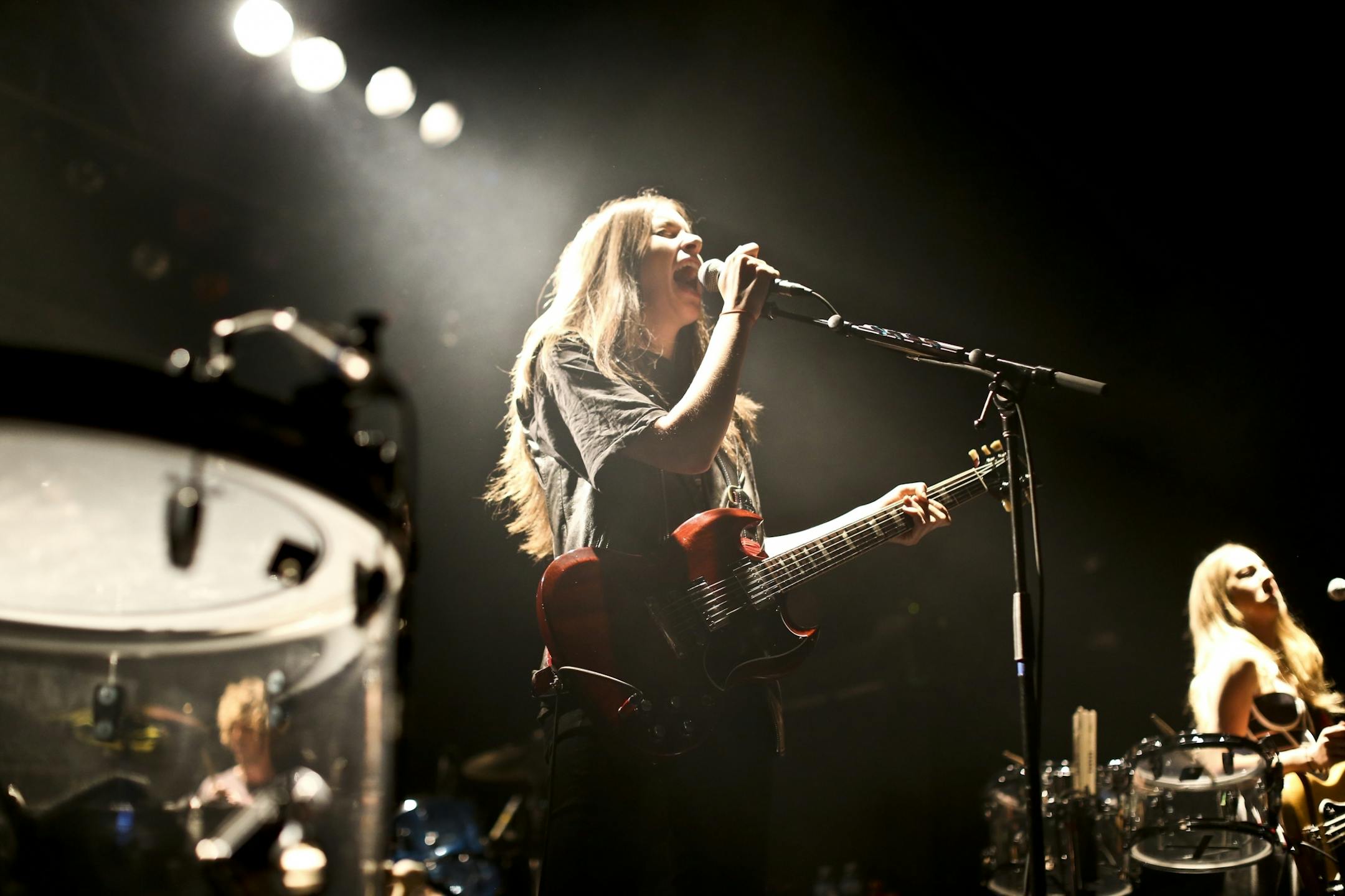 Danielle Haim performed on Monday, May 19, 2014, at First Avenue in Minneapolis, Minn.