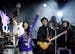 Sheila E. performed on Nicollet Mall as part of a Prince tribute for Super Bowl Live featuring the Revolution, Morris Day & the Time and Sheila E Mond