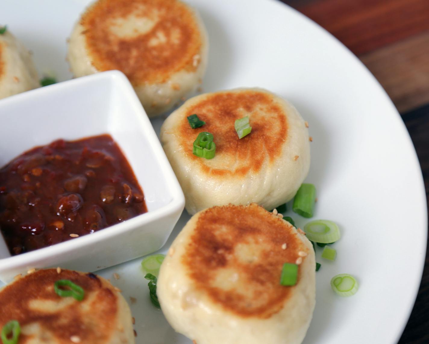 Madeleine Hill
Sheng Jian Bao at Andrew Zimmern's new restaurant, Lucky Cricket.