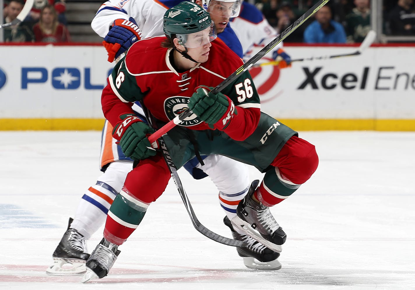 Minnesota Wild Erik Haula. ] CARLOS GONZALEZ cgonzalez@startribune.com - March 10, 2016, St. Paul, MN, Xcel Energy Center, NHL, Minnesota Wild vs.