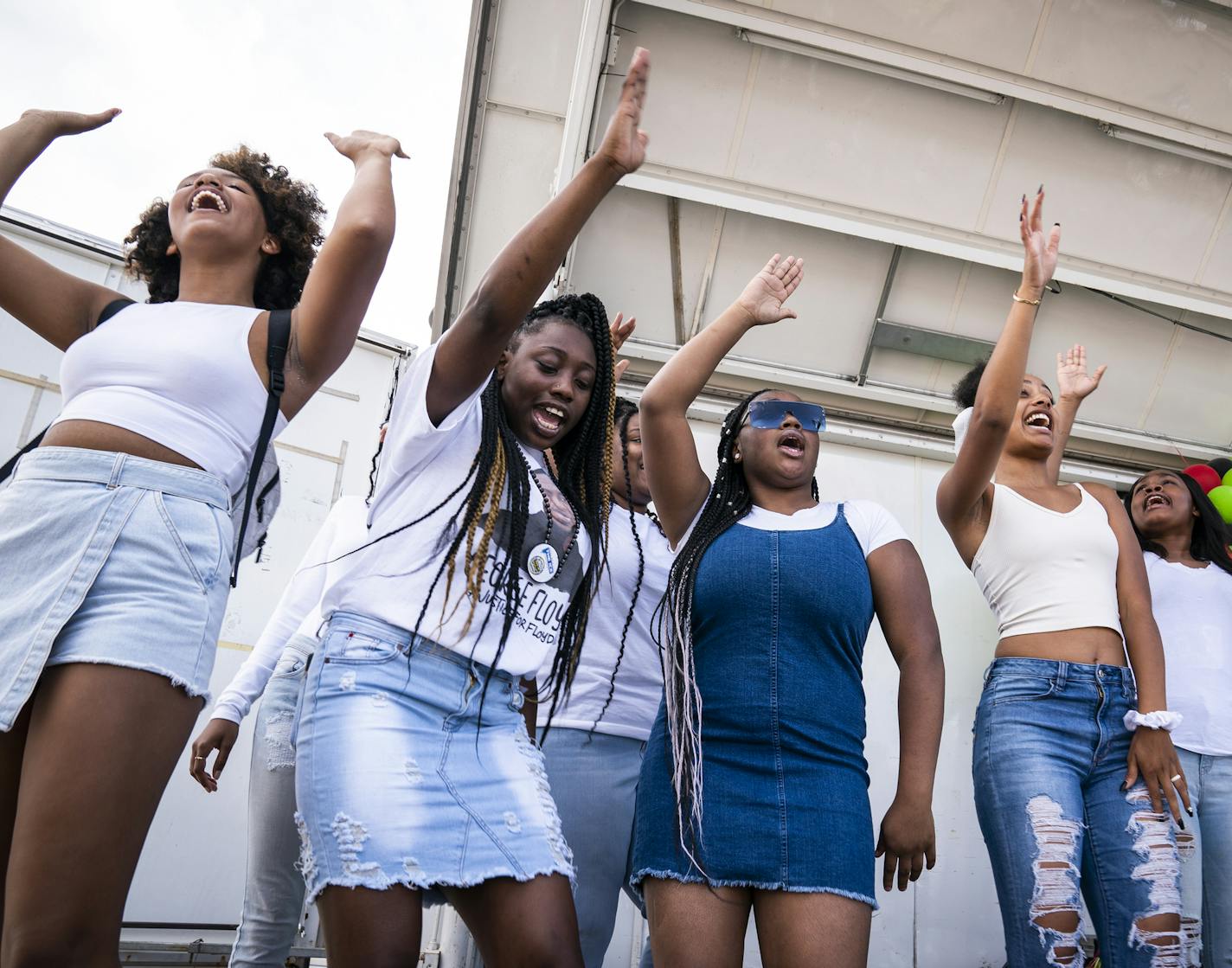 The choir group KNOWN MPLS performed at the Juneteenth Community Festival in north Minneapolis. ] LEILA NAVIDI • leila.navidi@startribune.com BACKGROUND INFORMATION: Juneteenth observances in Minneapolis on Friday, June 19, 2020.