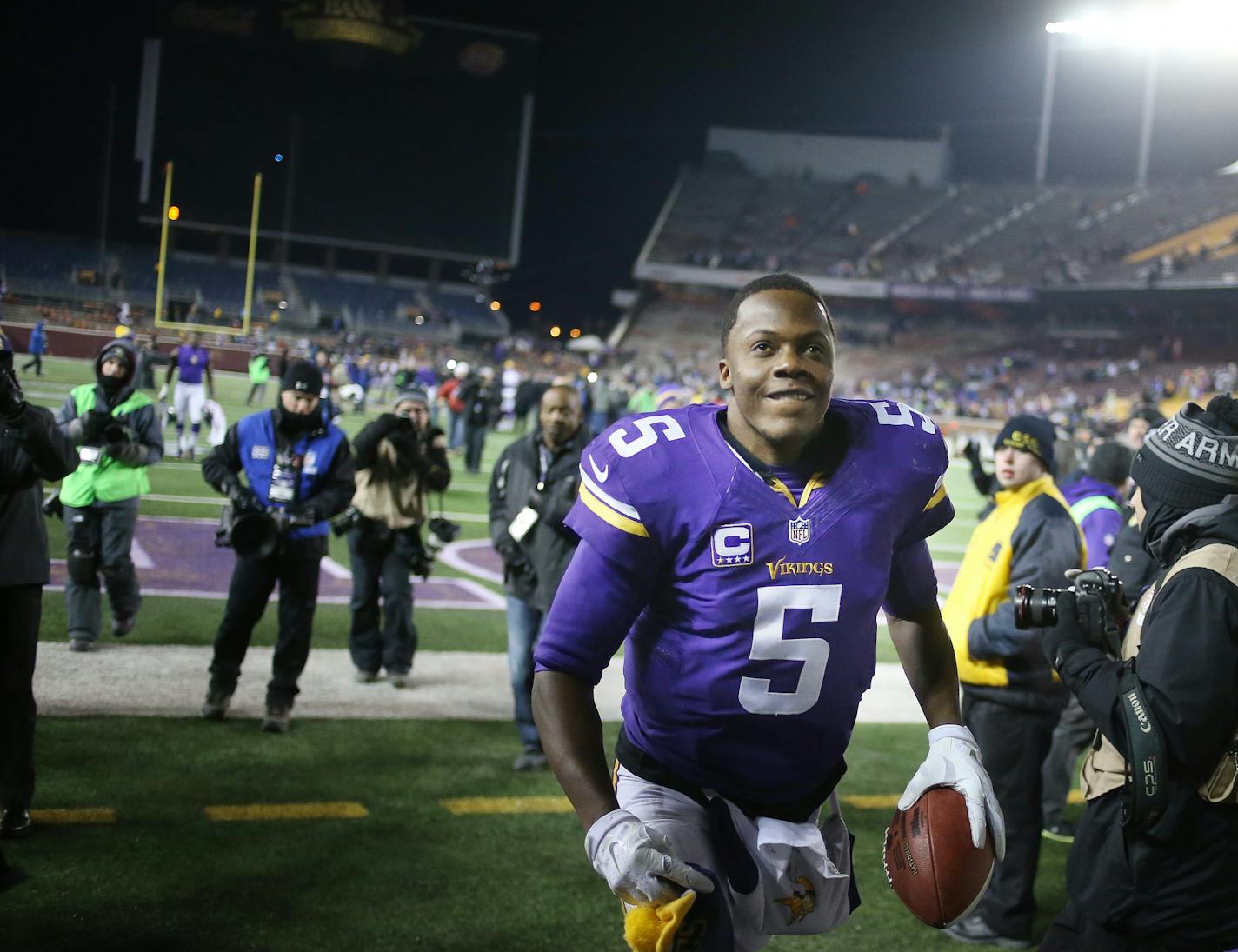 Vikings quarterback Teddy Bridgewater