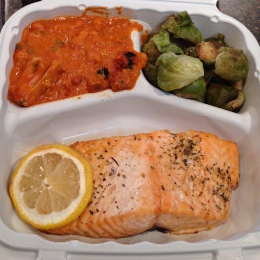 Lemon herb salmon is a house favorite for diners at Kowalski’s on Grand Avenue in St. Paul.