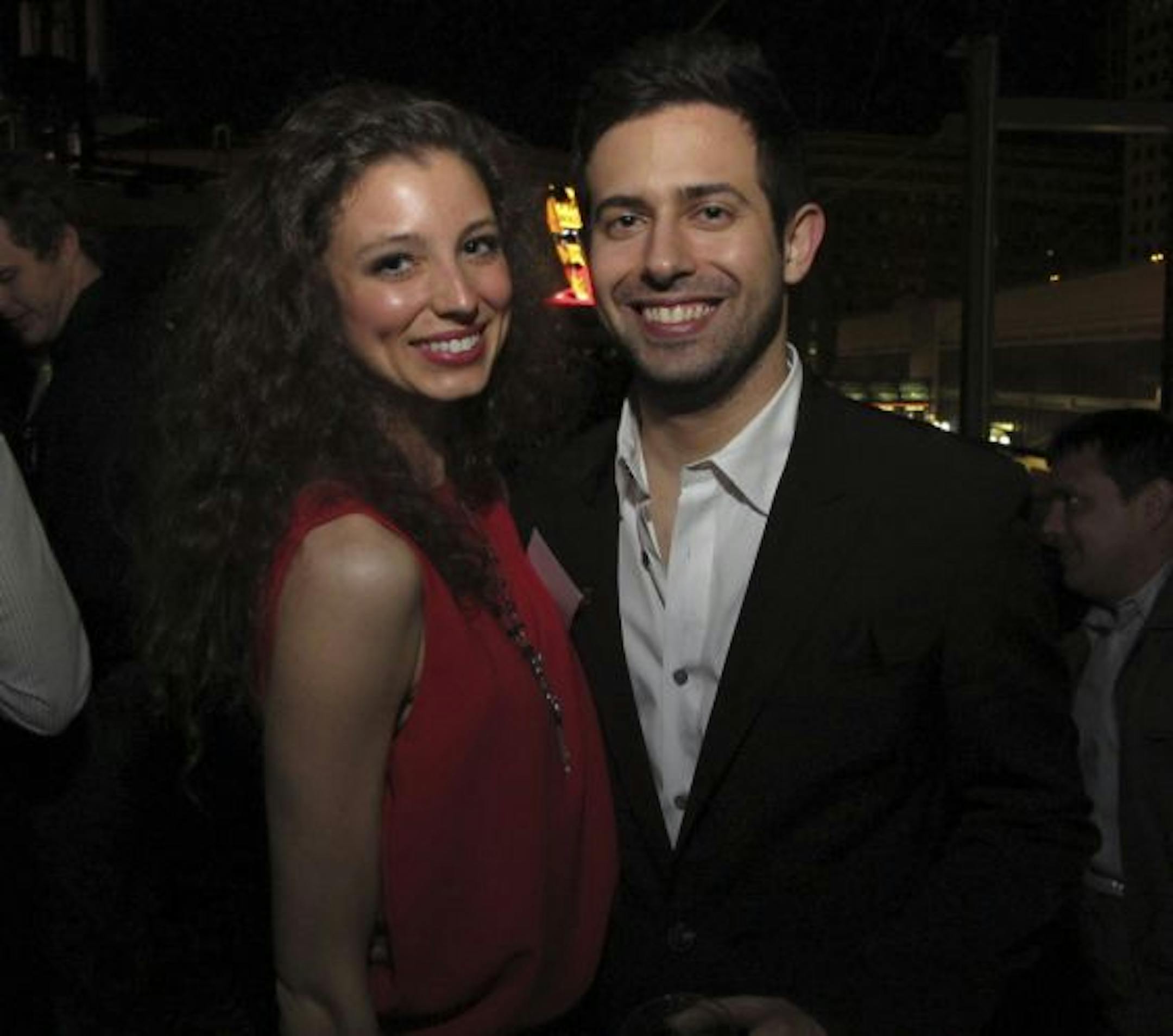 Sara Glassman, sglassman@startribune.comChildren's Cancer Research Fund's Social Butterfly at Seven Sushi. Nominee Cate Lehman and Max Miller.