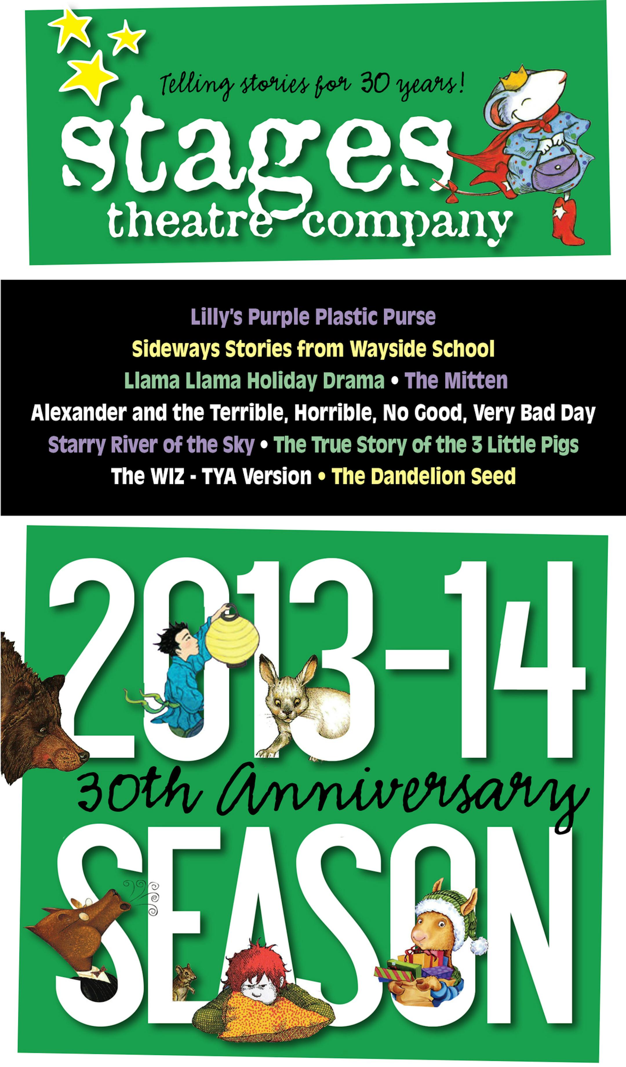 Stages Theatre 30th season poster