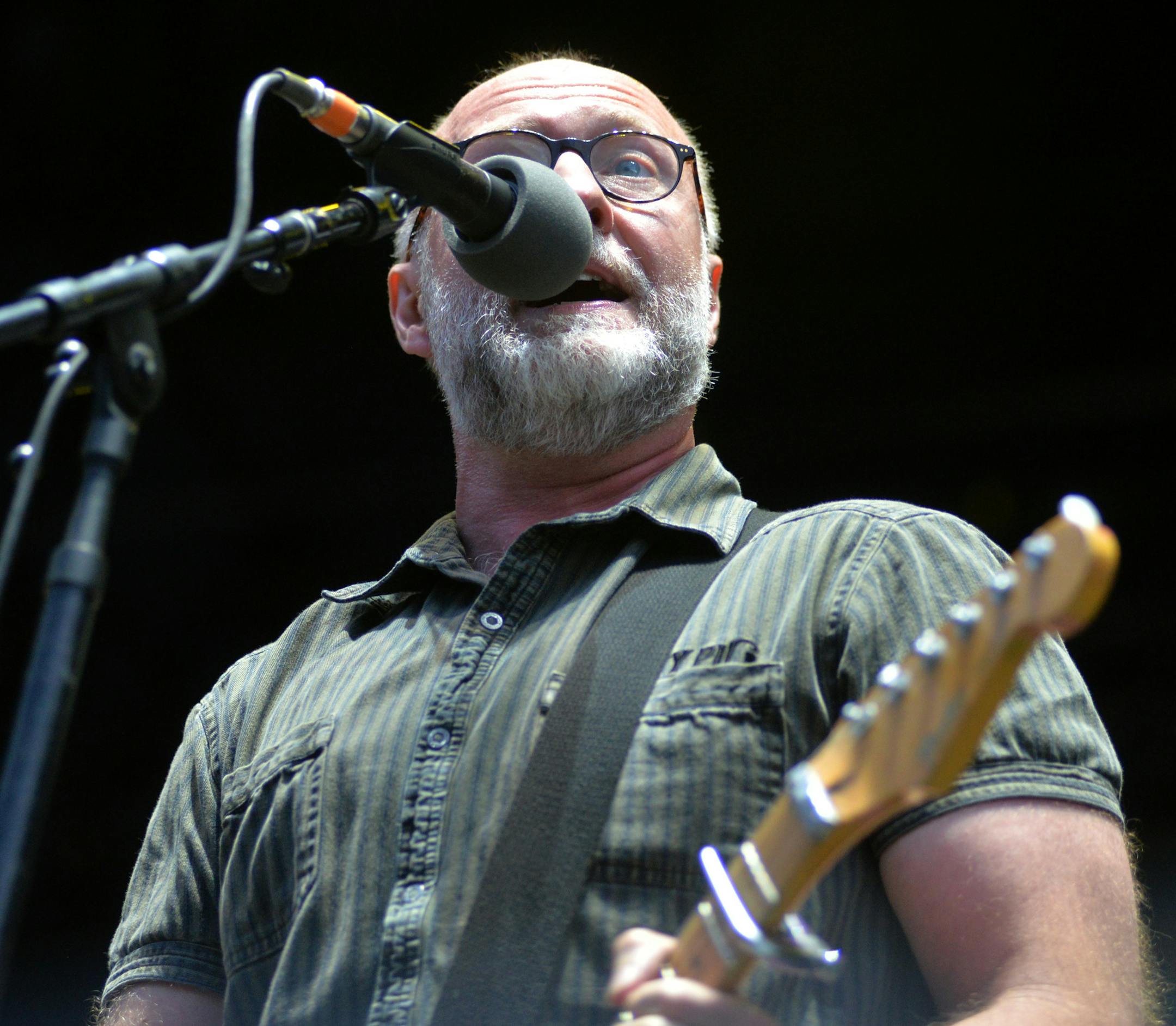 Bob Mould performs at the 89.3 The Current sponsored MN Music On-A-Stick Thursday, August 30 at the Minnesota State Fair Grandstand. ] (SPECIAL TO THE STAR TRIBUNE/BRE McGEE) **Bob Mould (guitarist, vocalist, songwriter) ORG XMIT: MIN1408302030350668