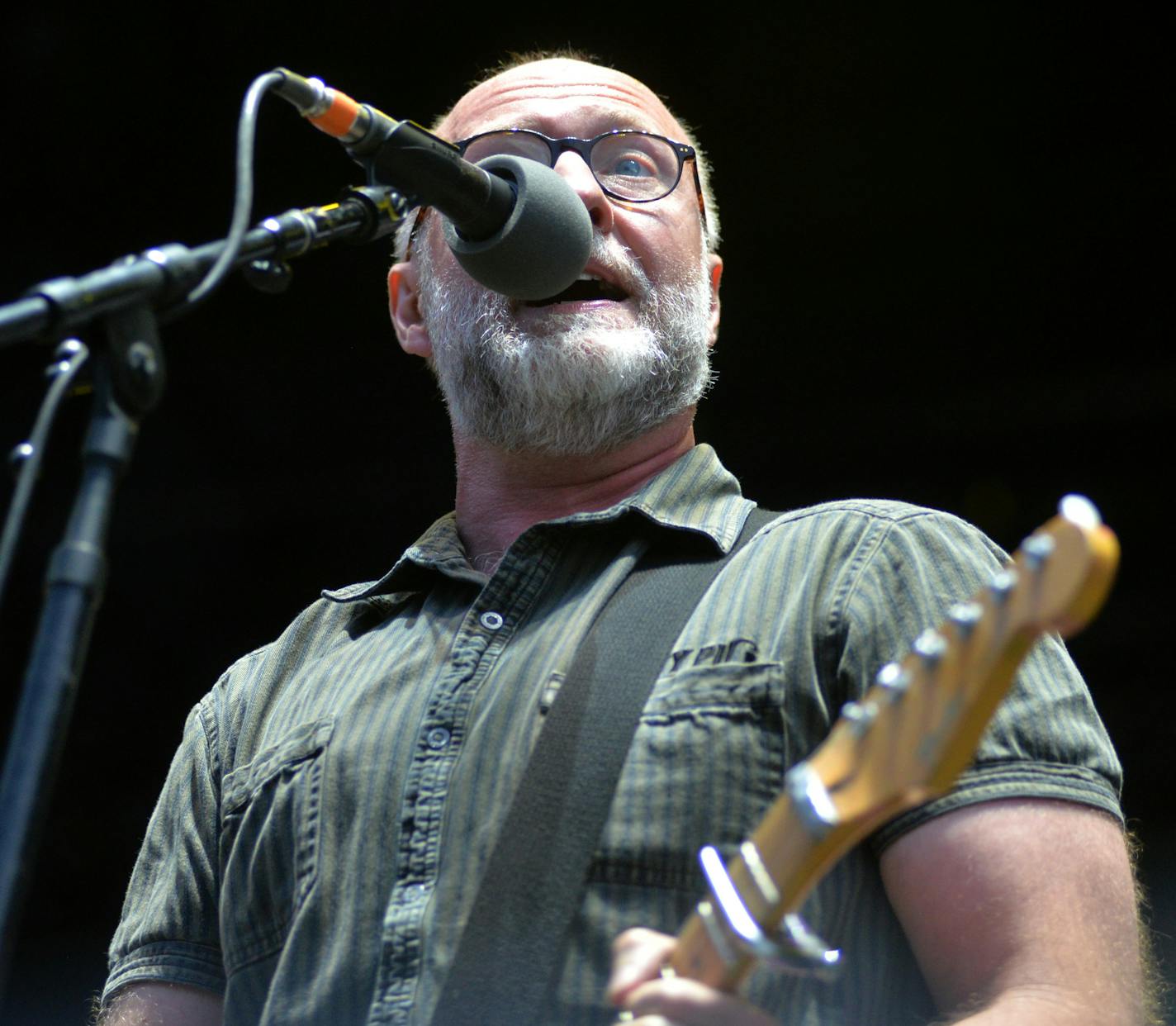 Bob Mould performs at the 89.3 The Current sponsored MN Music On-A-Stick Thursday, August 30 at the Minnesota State Fair Grandstand. ] (SPECIAL TO THE STAR TRIBUNE/BRE McGEE) **Bob Mould (guitarist, vocalist, songwriter) ORG XMIT: MIN1408302030350668