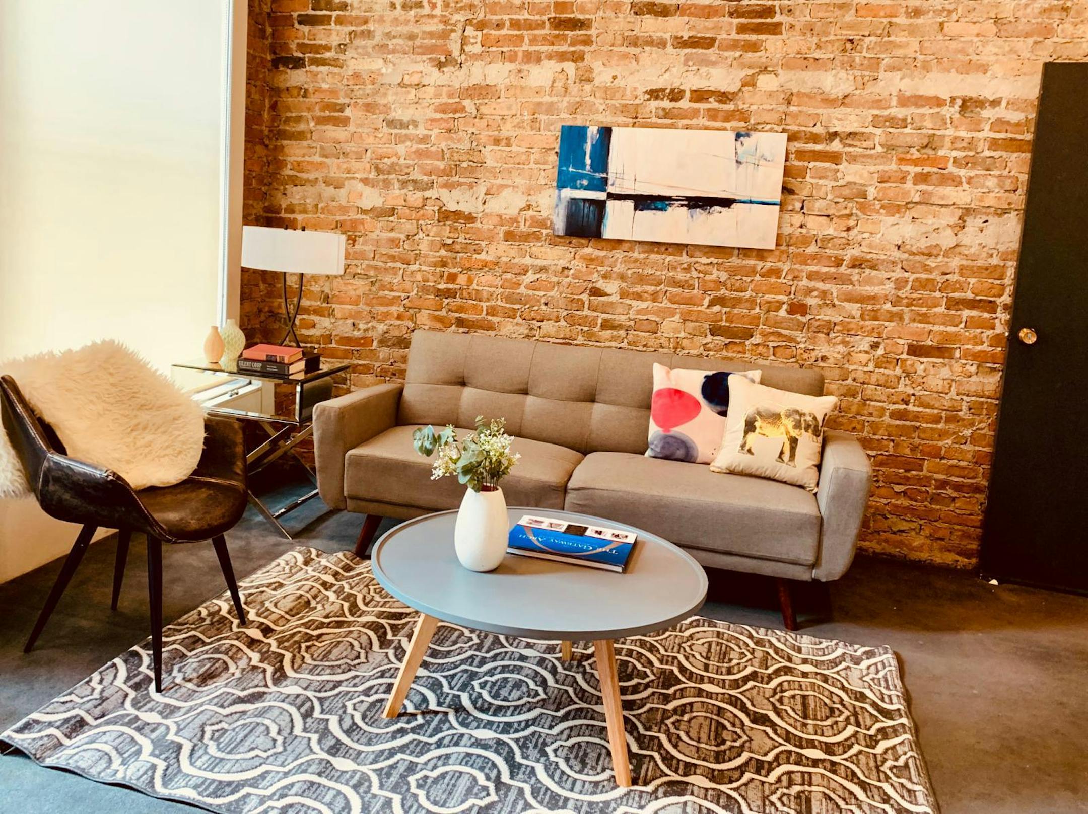 Renting furniture through a subscription service is a growing option. Chicago-based Inhabitr, which rents the furniture shown here, plans to launch in the Twin Cities this year.