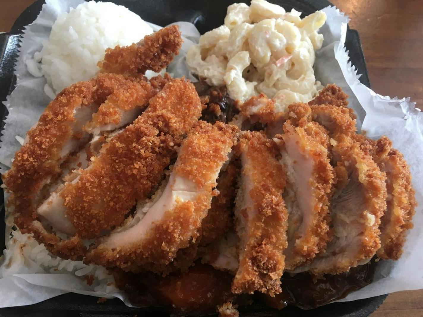 Chicken katsu from Ono Hawaiian Plates