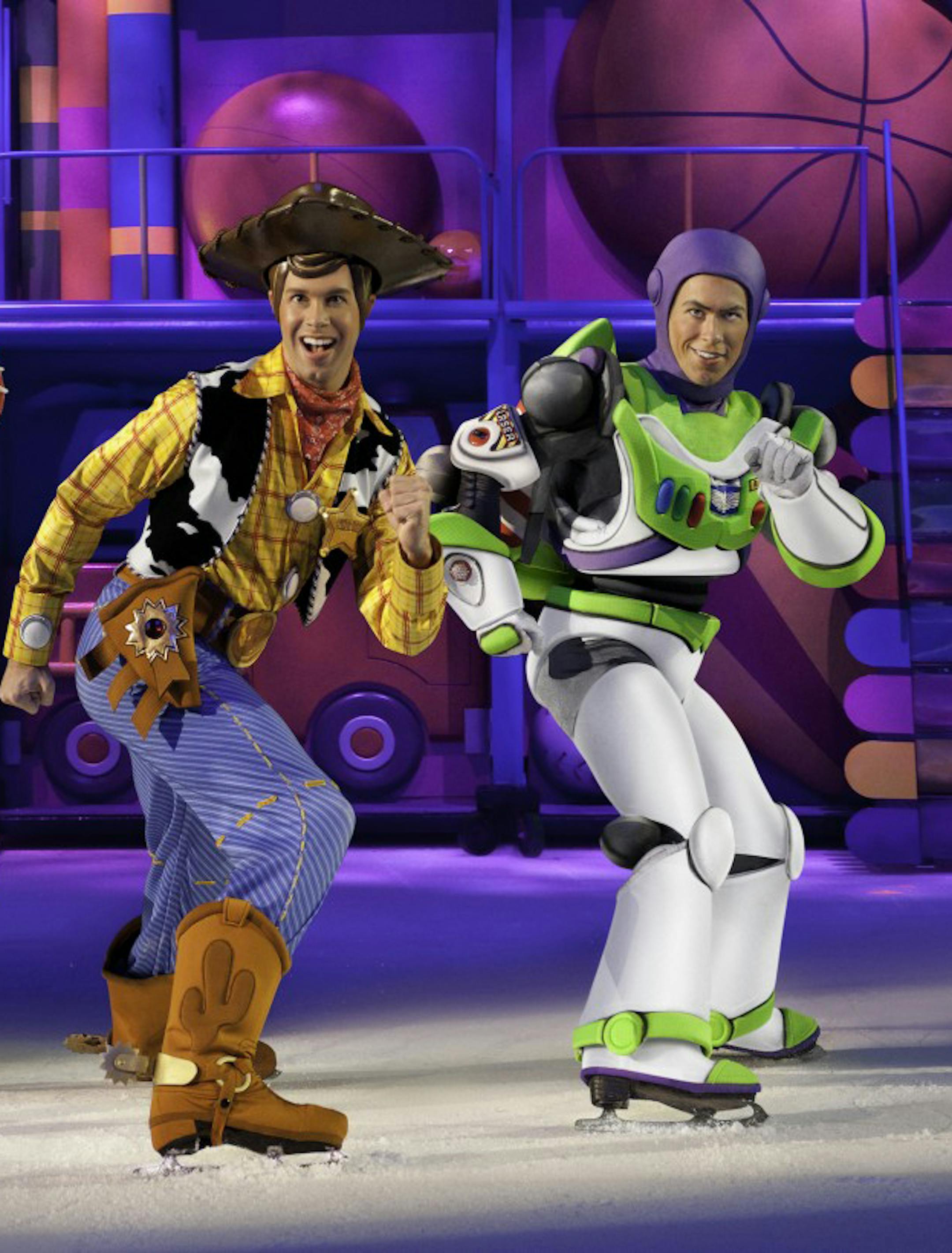 Performance by Toy Story characters from "Disney 0n Ice: Worlds of Fantasy"