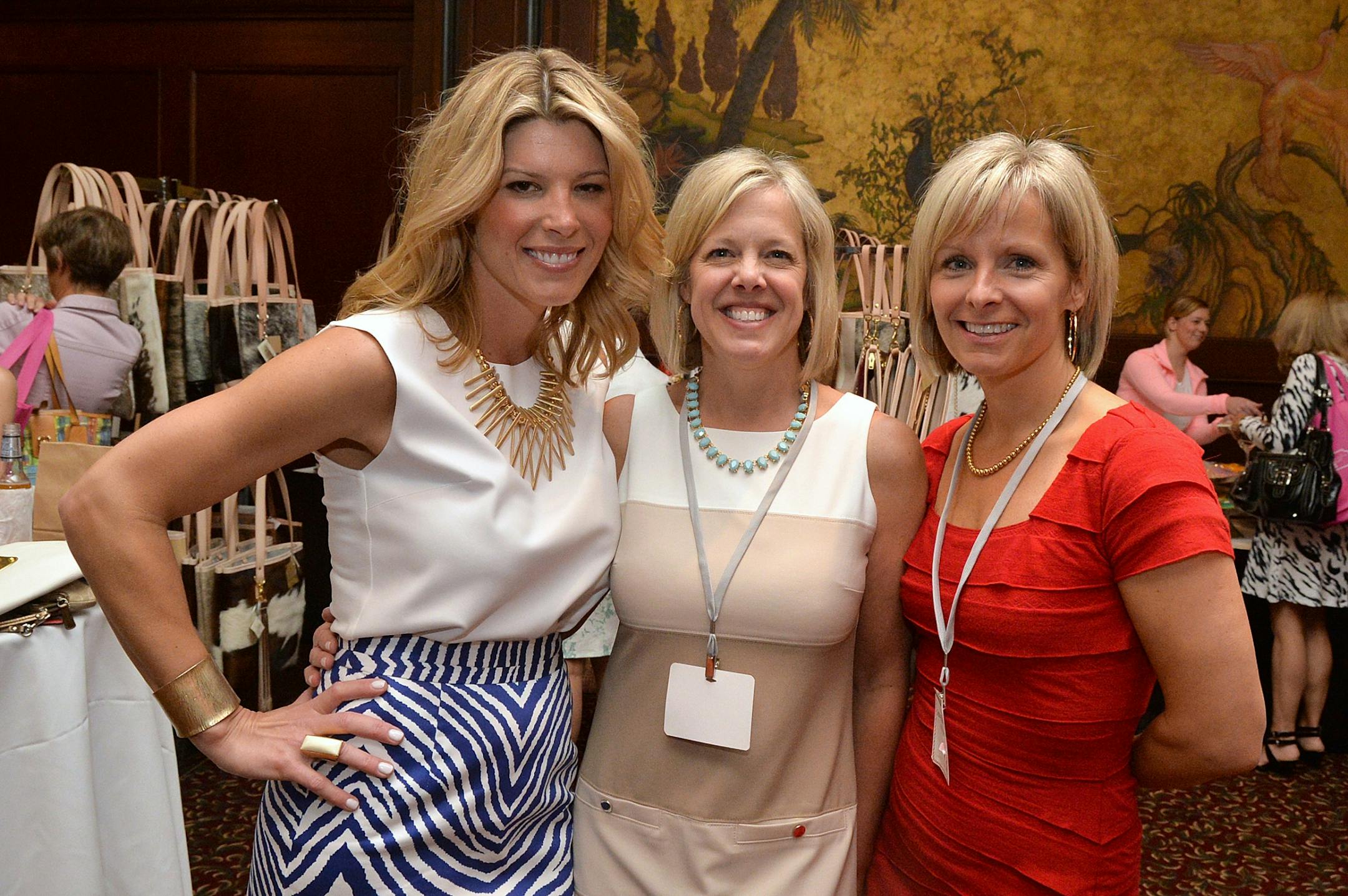 From left, lifestyle blogger and fashionista, Landyn Hutchinson and co-chairs of the Girls, Glamour & Giving event, Terri Burke and Debby Vanderheyden.