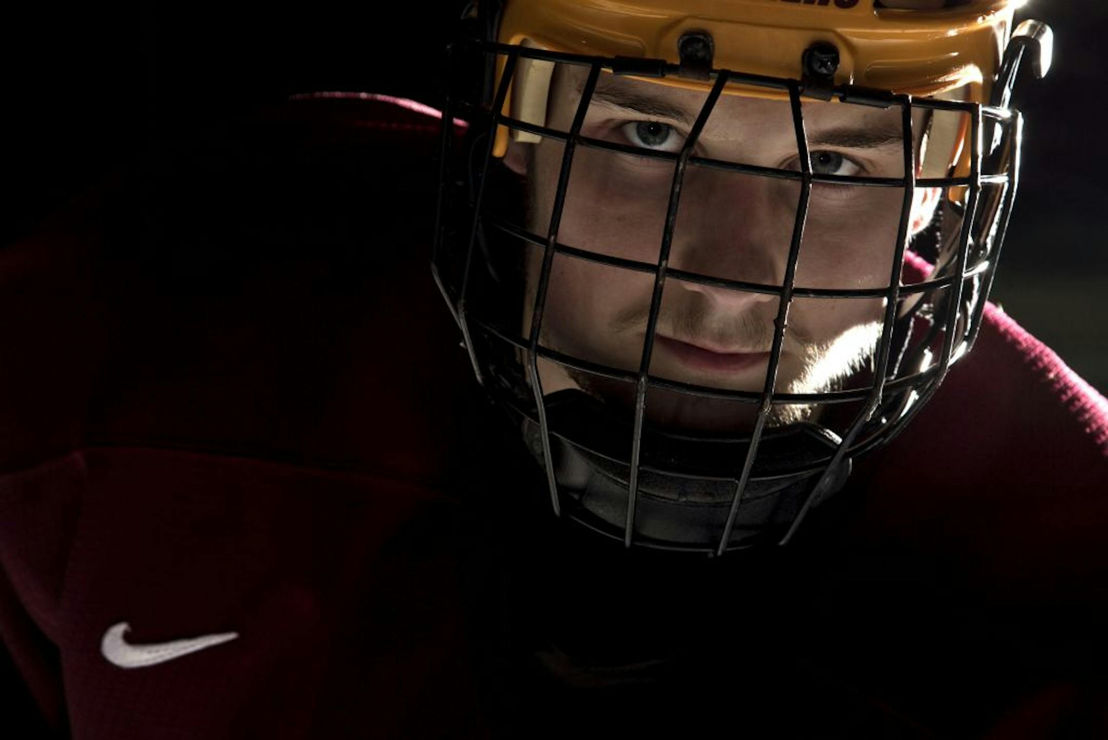 University of Minnesota Gophers freshman hockey player Kyle Rau.