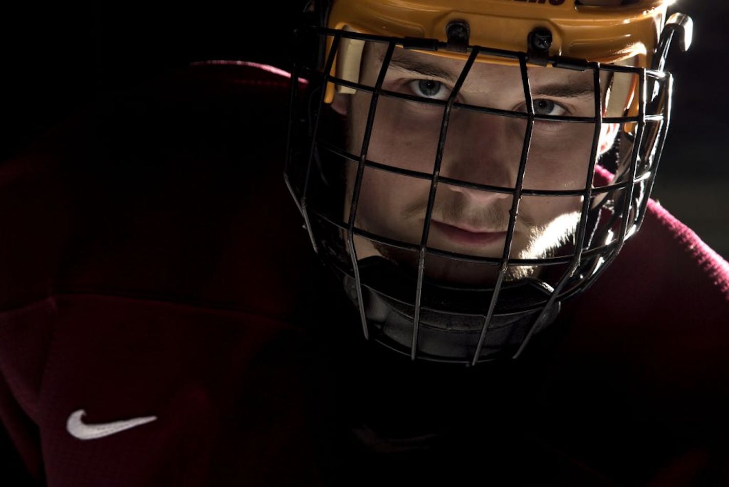 University of Minnesota Gophers freshman hockey player Kyle Rau.