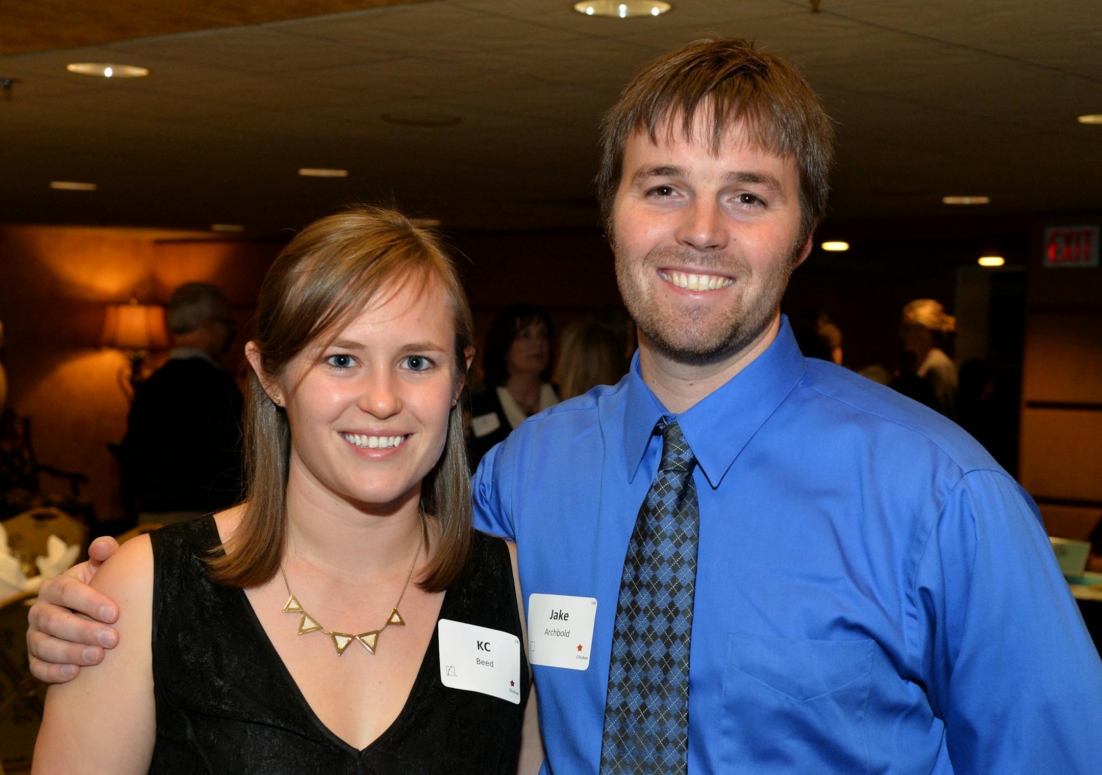From left, KC Beed and Jake Archbold.