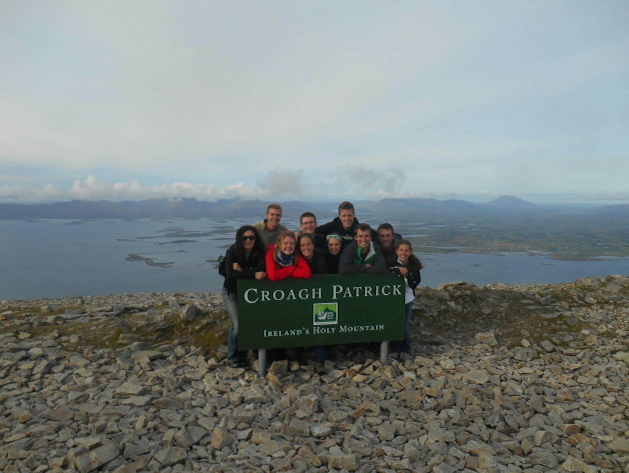 The group that made the hike