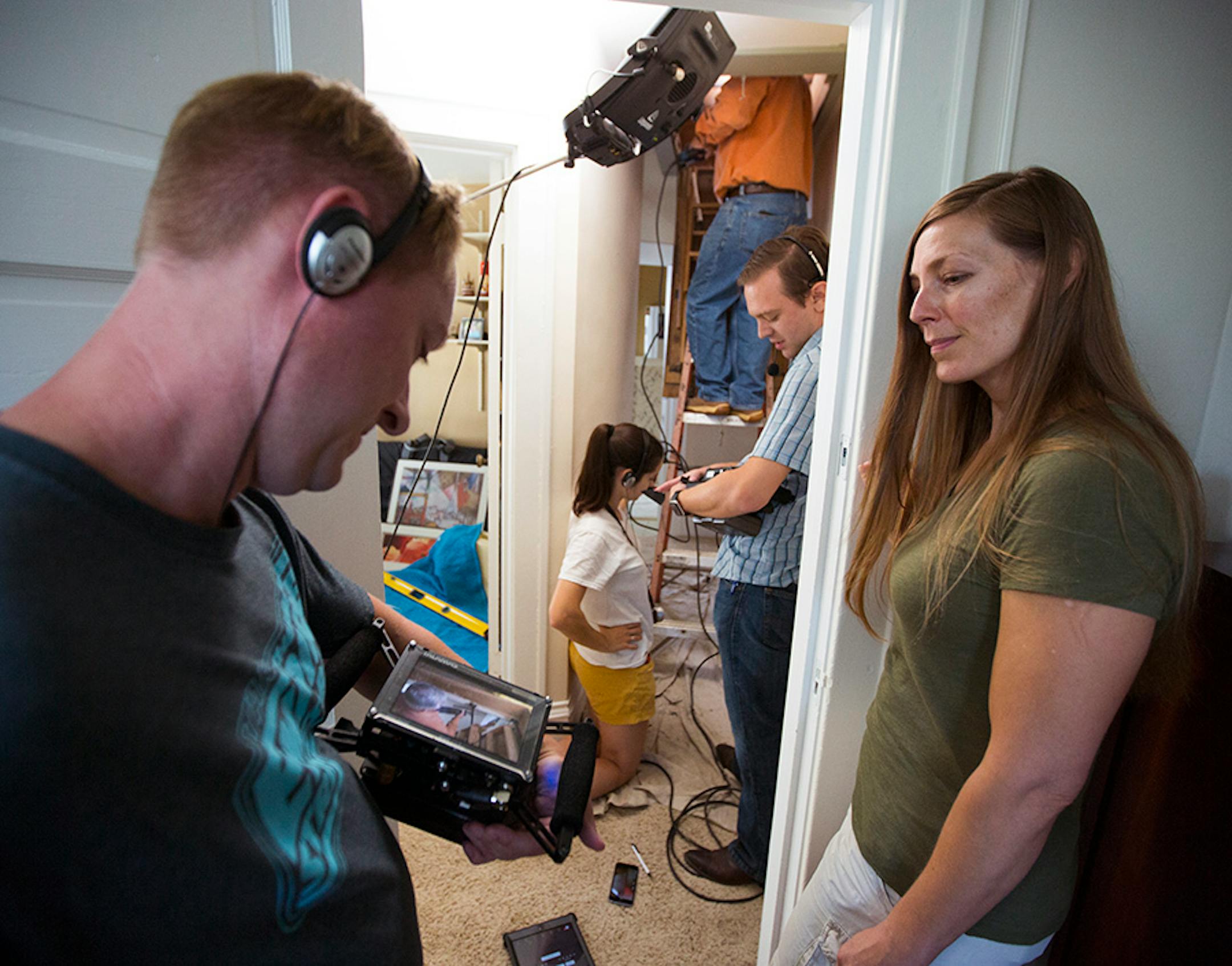 Minneapolis homeowner Kim Bokovoy asked This Old House how to fix her attic staircase in her home. Tom Silva and the crew from TOH came to town to show Bokovoy how to replace a pull-down attic staircase.