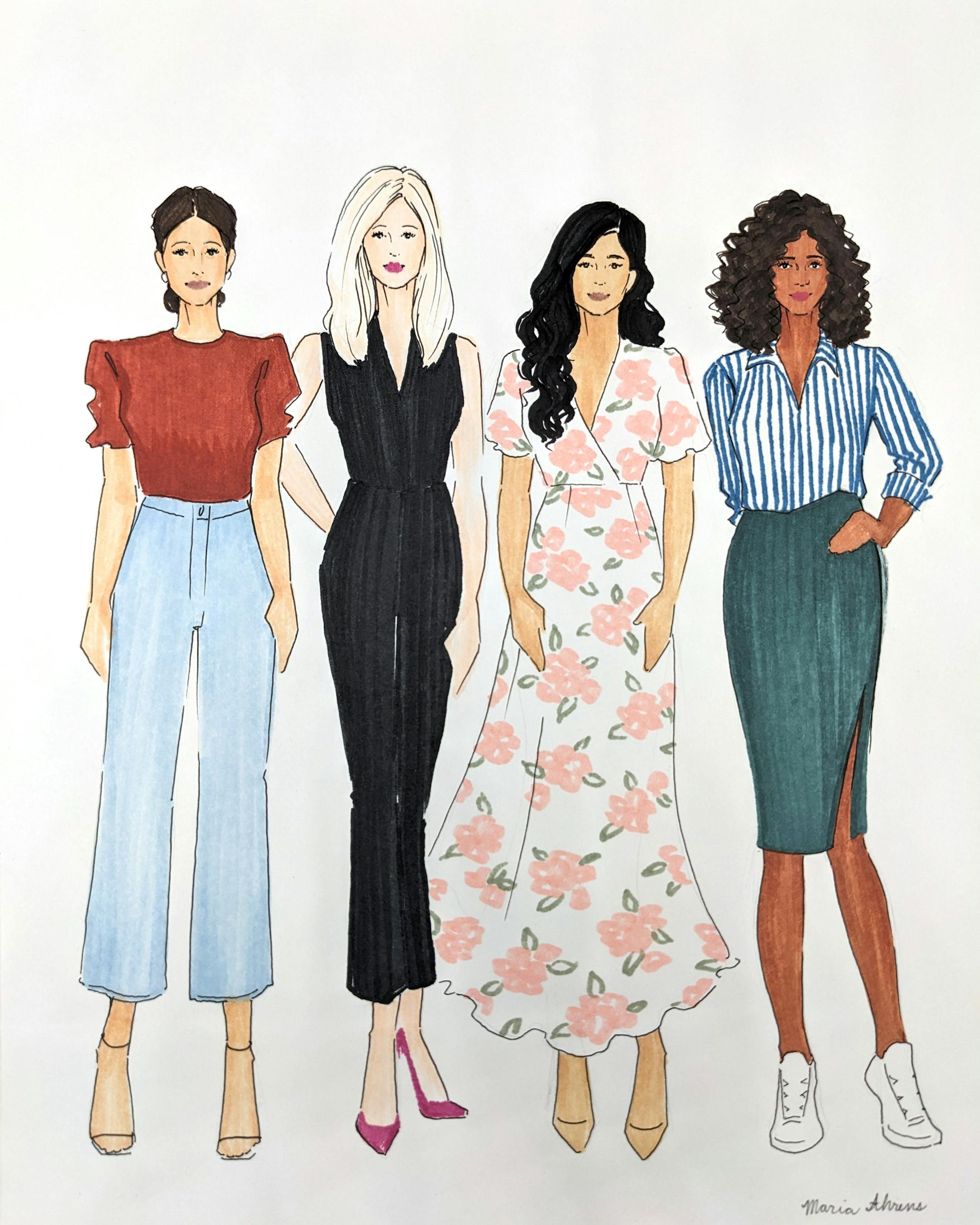 Work by illustrator Maria Ahrens.