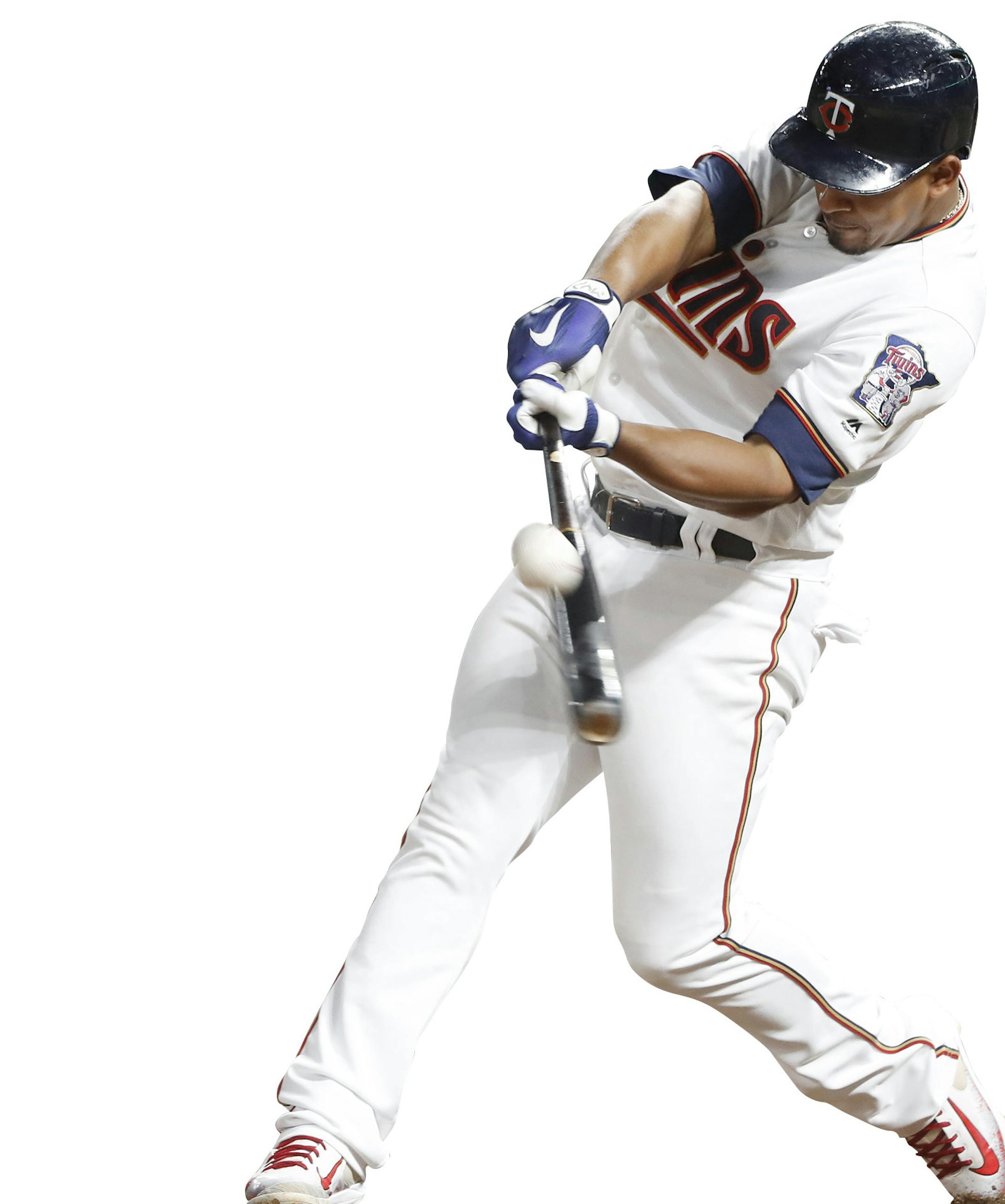 Minnesota Twins DH Eduardo Escobar (5) was out on a eight inning fly ball at Target Field Tuesday May 16, 2017 in Minneapolis, MN. ] JERRY HOLT ï jerry.holt@startribune.com ORG XMIT: MIN1705162235154092