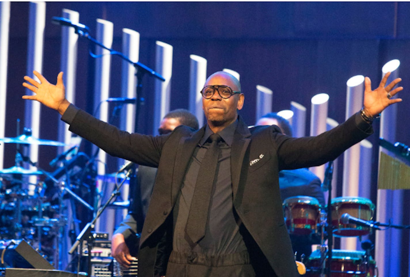 Dave Chappelle was honored with the Mark Twain Prize for American Humor in 2019 at the Kennedy Center in Washington, D.C.