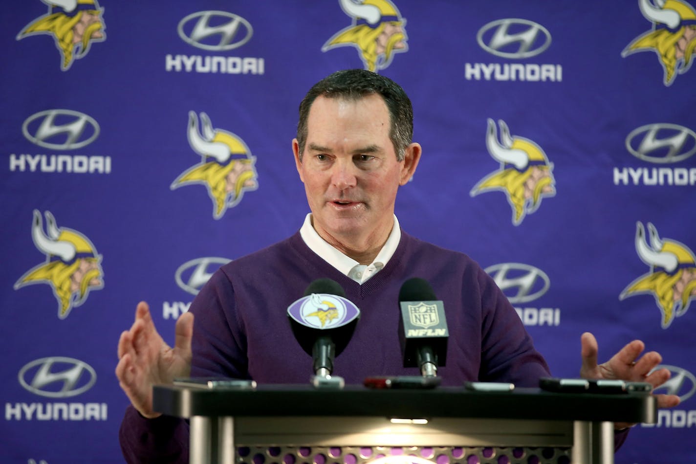 Vikings coach Mike Zimmer