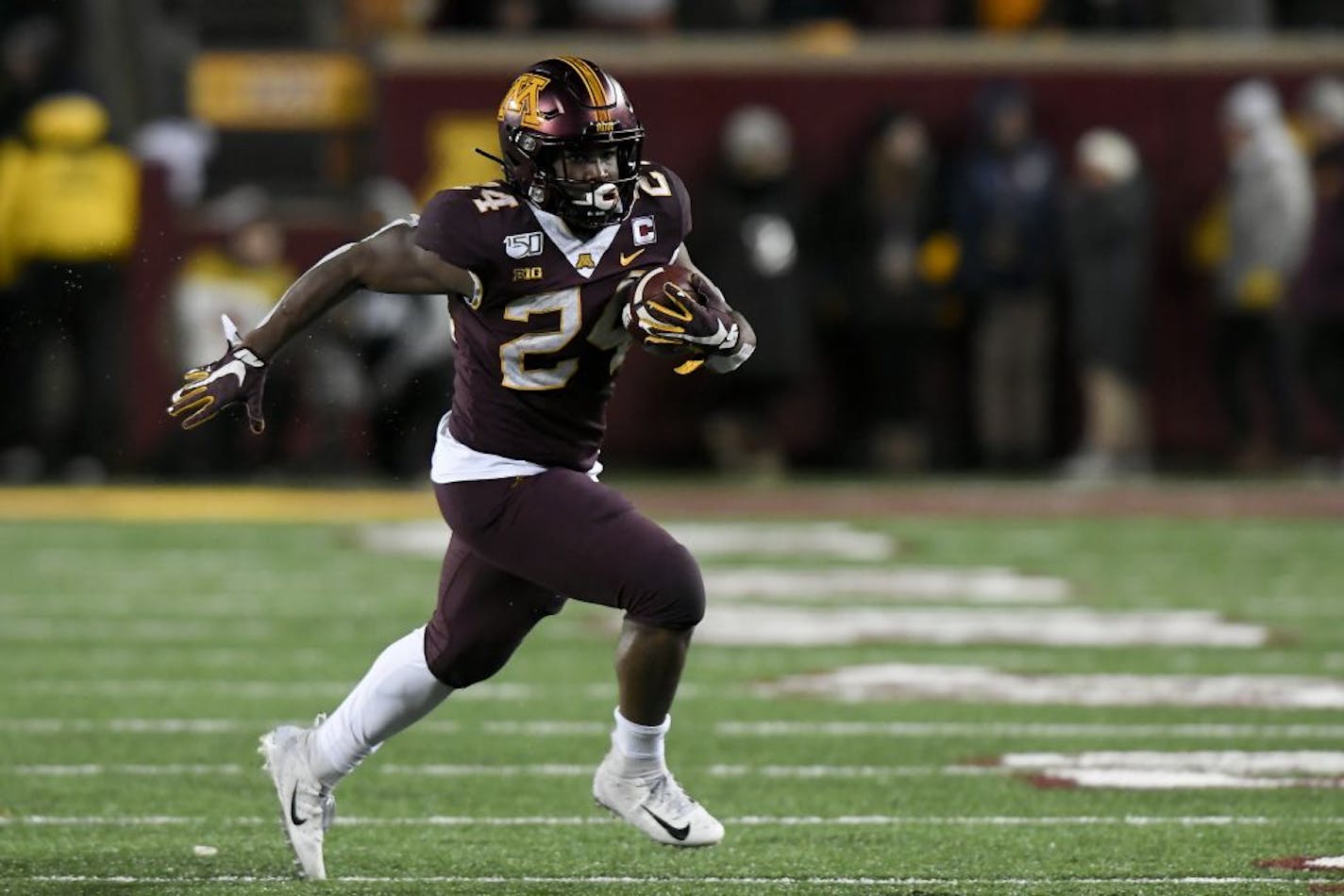 Gophers running back Mohamed Ibrahim.