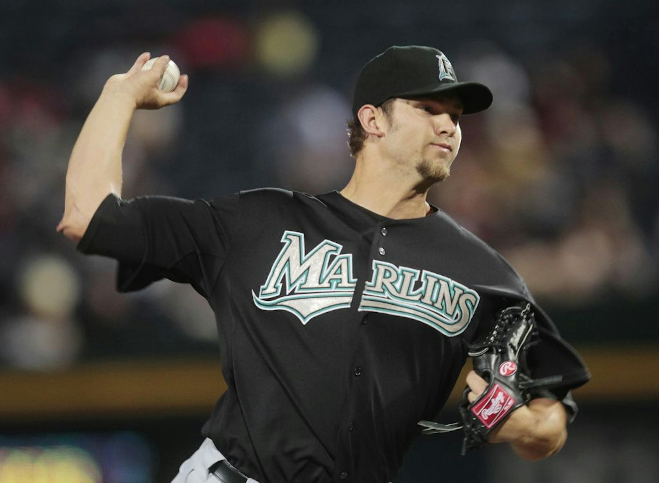 Marlins righthander Josh Johnson, who leads the majors with his 1.63 ERA, was born in Minnesota but moved to Oklahoma at age 5. He is 3-1 this season and 48-23 in his young career.