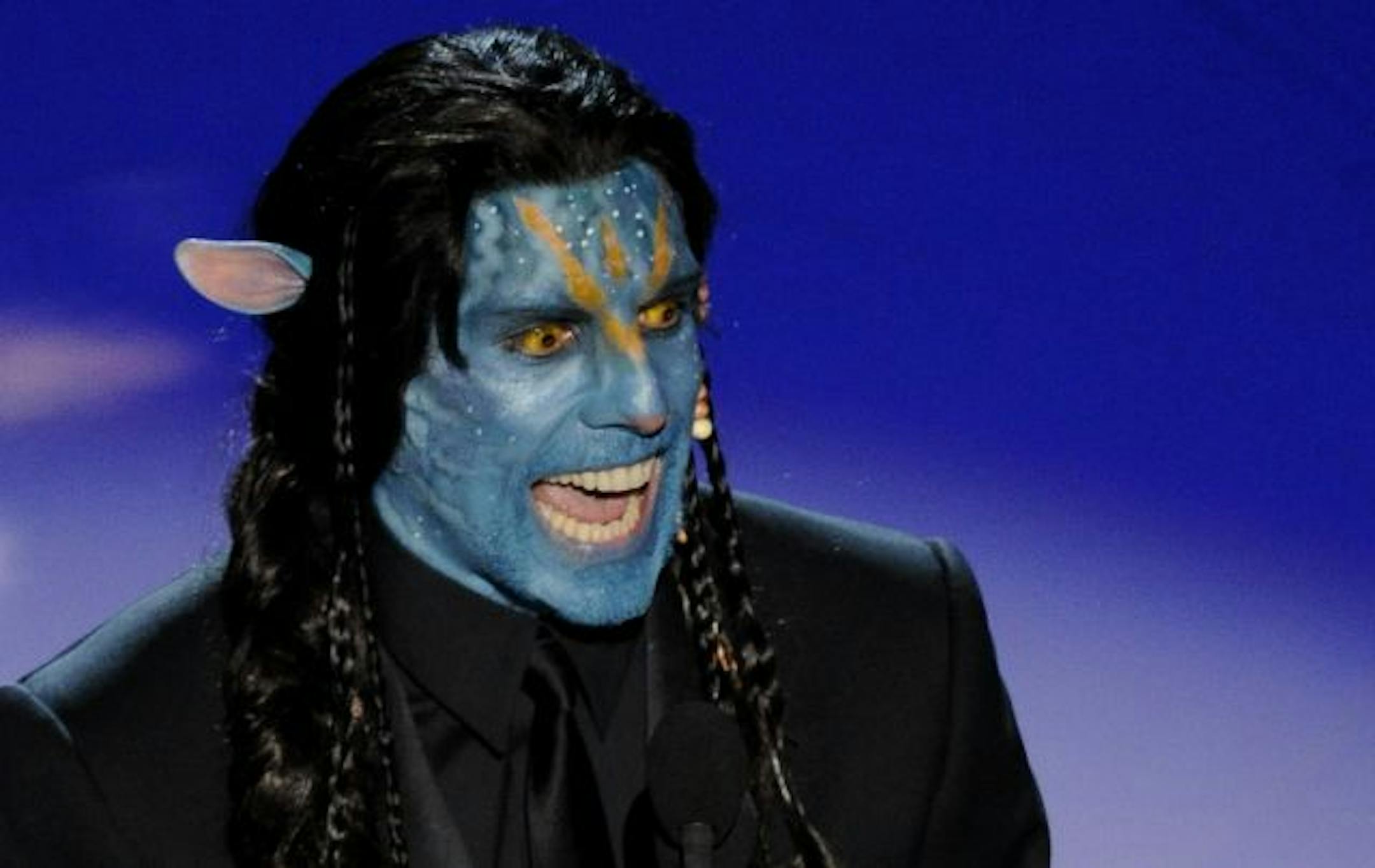 Ben Stiller presents the award for best achievement in makeup during the 82nd Academy Awards Sunday, March 7, 2010, in the Hollywood section of Los Angeles.