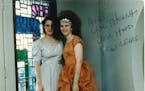 In 1987, the author scored this iridescent orange bubble dress for her senior prom.