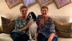 Sue Larsen, Larsen's dog Tyndal and Sue Ronnenkamp, who shares Larsen's home&nbsp;&nbsp;|&nbsp;&nbsp;Credit:&nbsp;Sue Ronnenkamp