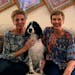 Sue Larsen, Larsen's dog Tyndal and Sue Ronnenkamp, who shares Larsen's home&nbsp;&nbsp;|&nbsp;&nbsp;Credit:&nbsp;Sue Ronnenkamp
