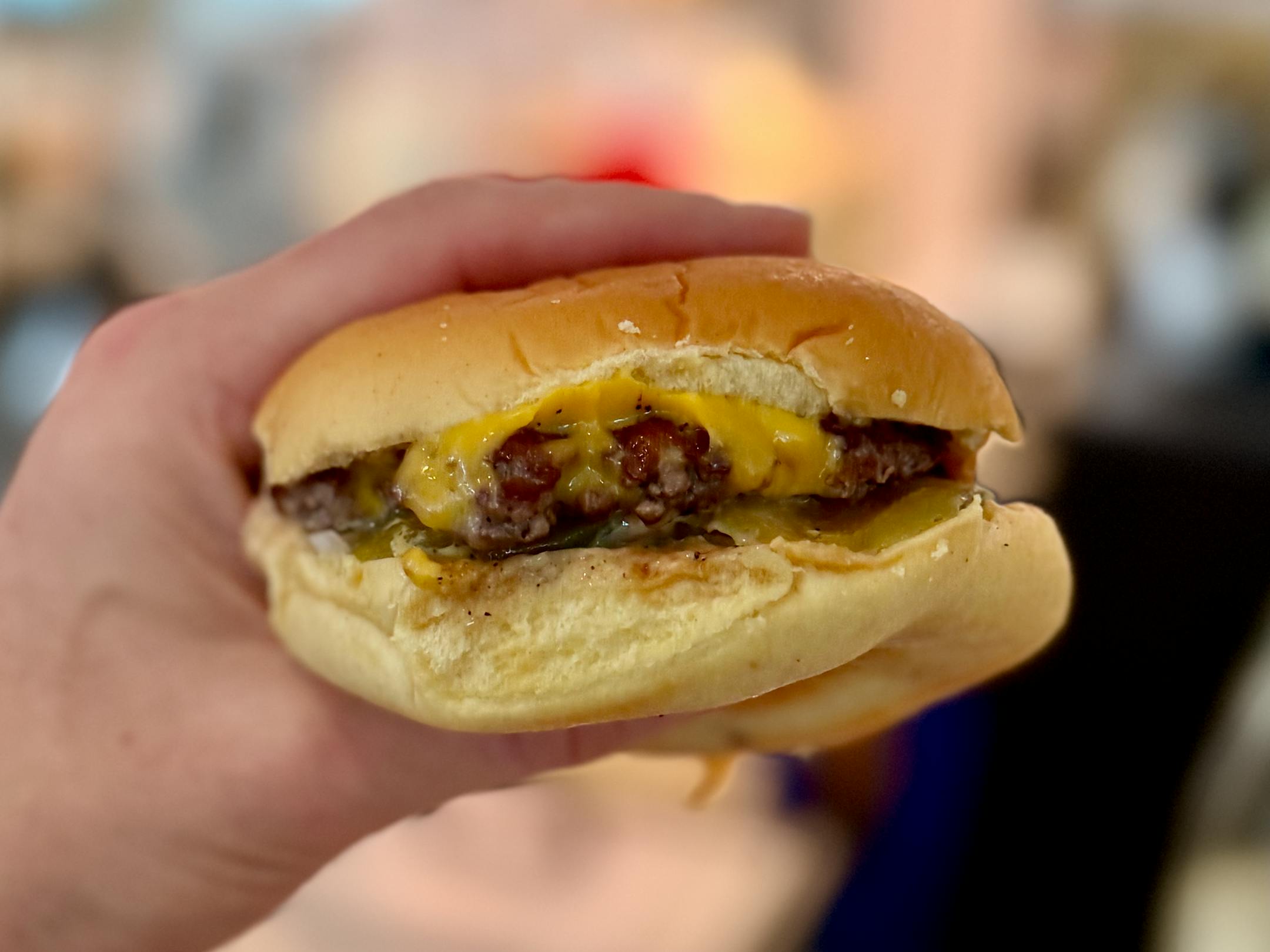 The burger at Dario Punk Rock Burger Club