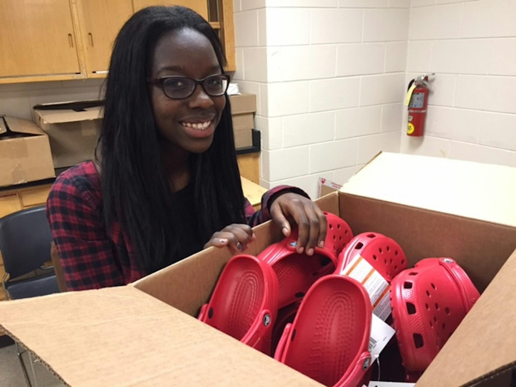Sera Mugeta’s article for the South High paper got the attention of Crocs executives, who saw the piece and responded by sending 500 pairs of Crocs to the school.