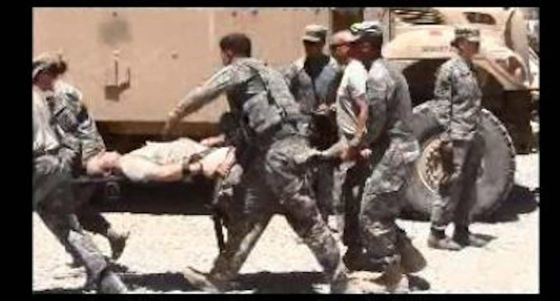 Frame grabs from a video shot by Wayne Anderson, a freelance journalist embedded with the Minnesota National Guard in Afghanistan in July 2010.