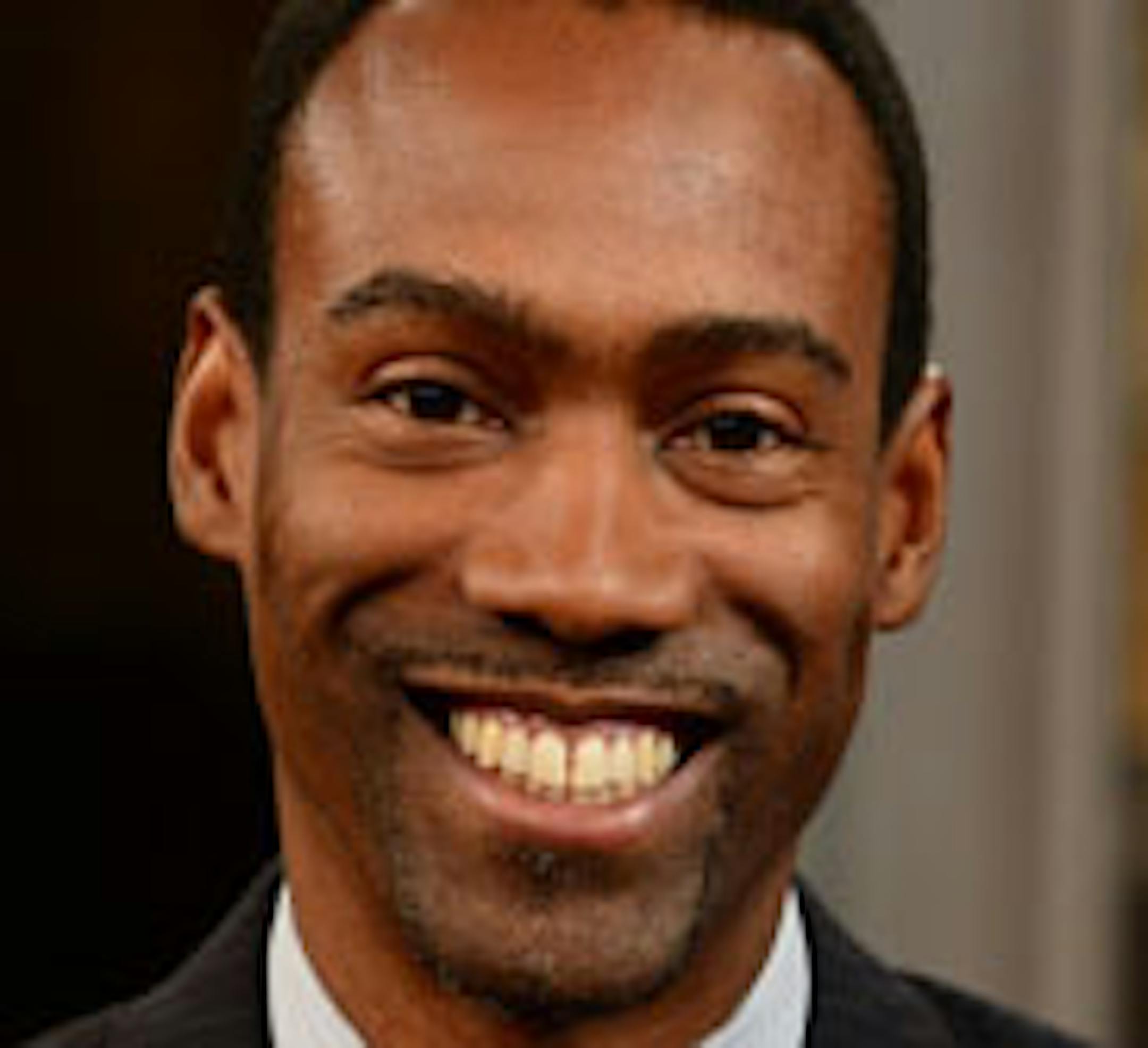 Bristol, CT - May 23, 2013 - Studio A: Doug Glanville on the Baseball Tonight set.(Photo by Joe Faraoni/ ESPN Images)
