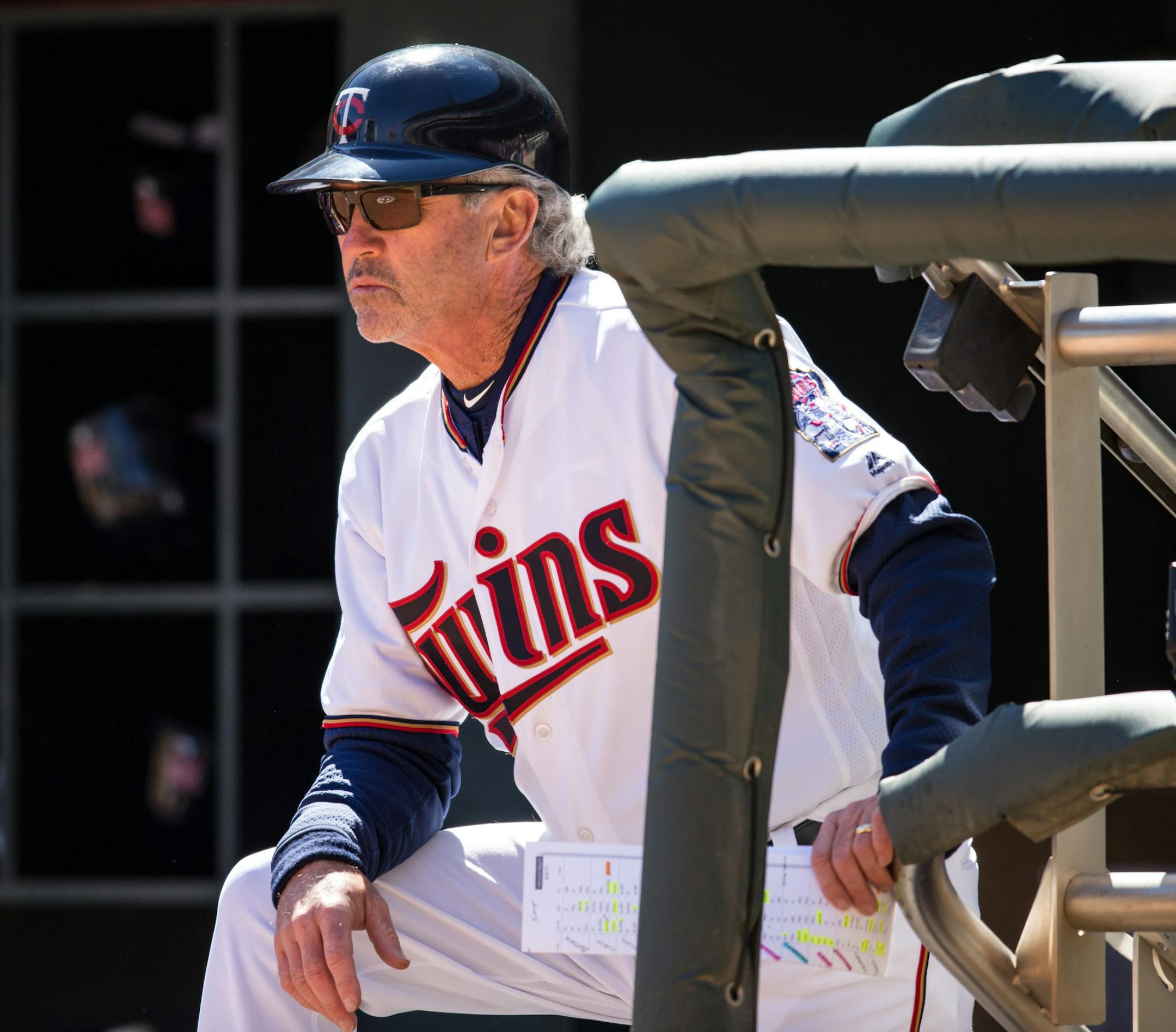 Gene Glynn watches his team from the sidelines.
Photo provided by the Minnesota Twins