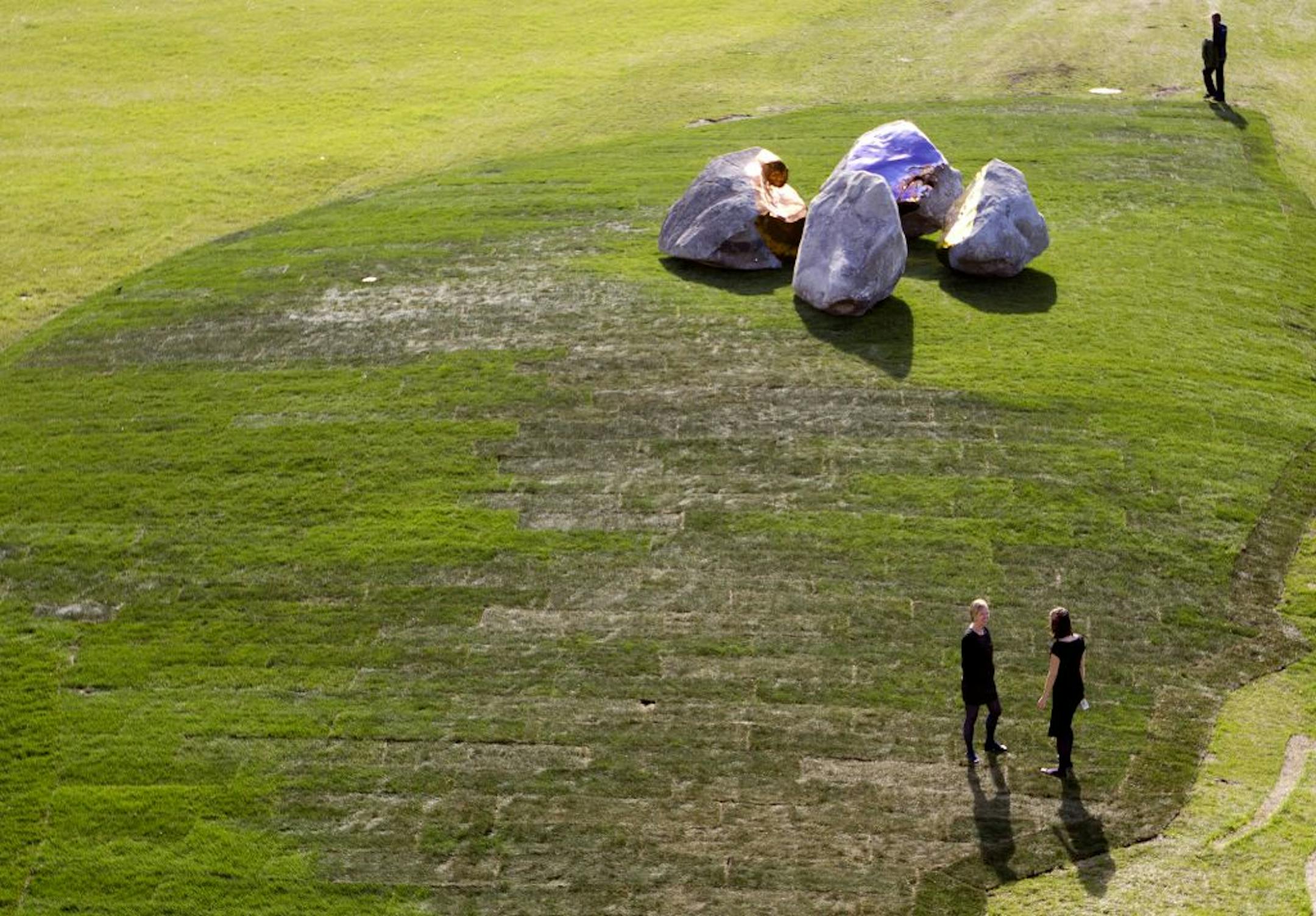 The Walker's hillside has become a popular gathering spot; in summer it hosts Open Field and its various activities.