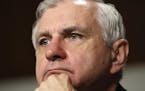 Sen. Jack Reed, D-R.I., ranking member on the Senate Armed Services Committee listens on Capitol Hill in Washington, Tuesday, June 13, 2017, during th
