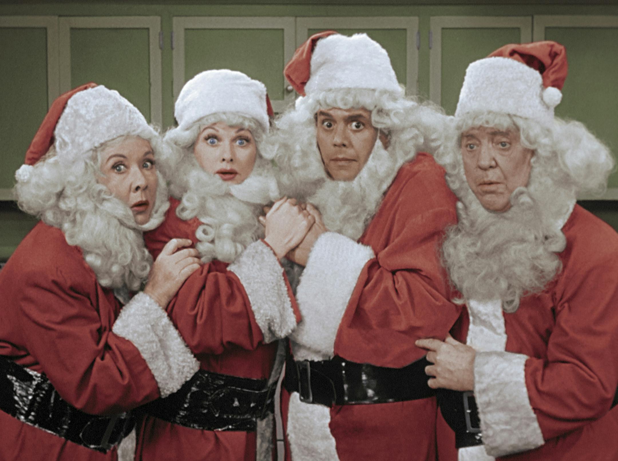 The I LOVE LUCY CHRISTMAS SPECIAL, a one-hour special featuring two newly colorized back-to-back classic episodes of the 1950s series, will be broadcast Friday, Dec. 20 (8:00-9:00 PM, ET/PT) on the CBS Television Network. Photo: Screen Grab/CBS √É?√Ç¬©2013 CBS Broadcasting, Inc. All Rights Reserved