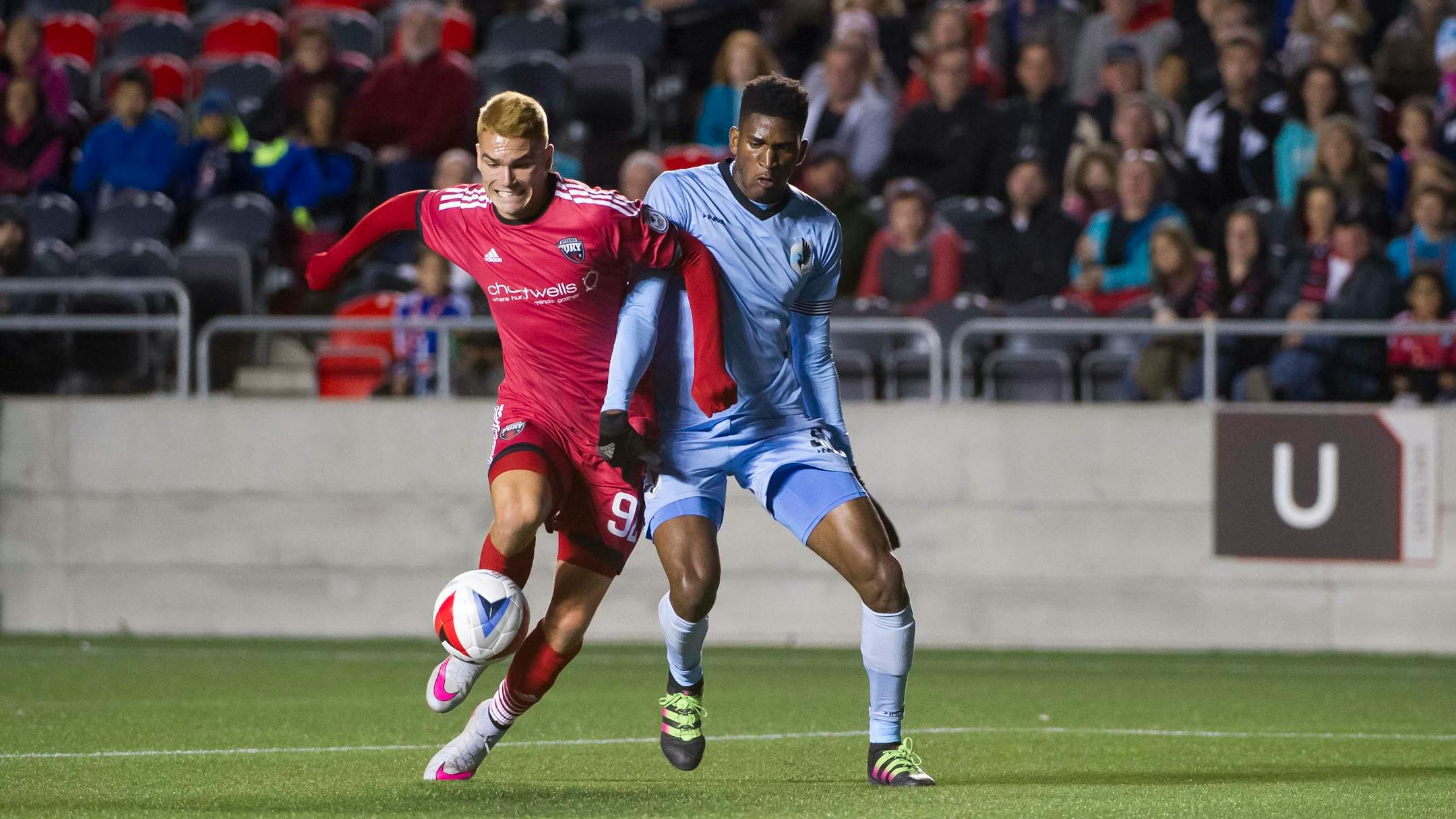 NASL match between the Ottawa Fury FC and Minnesota United