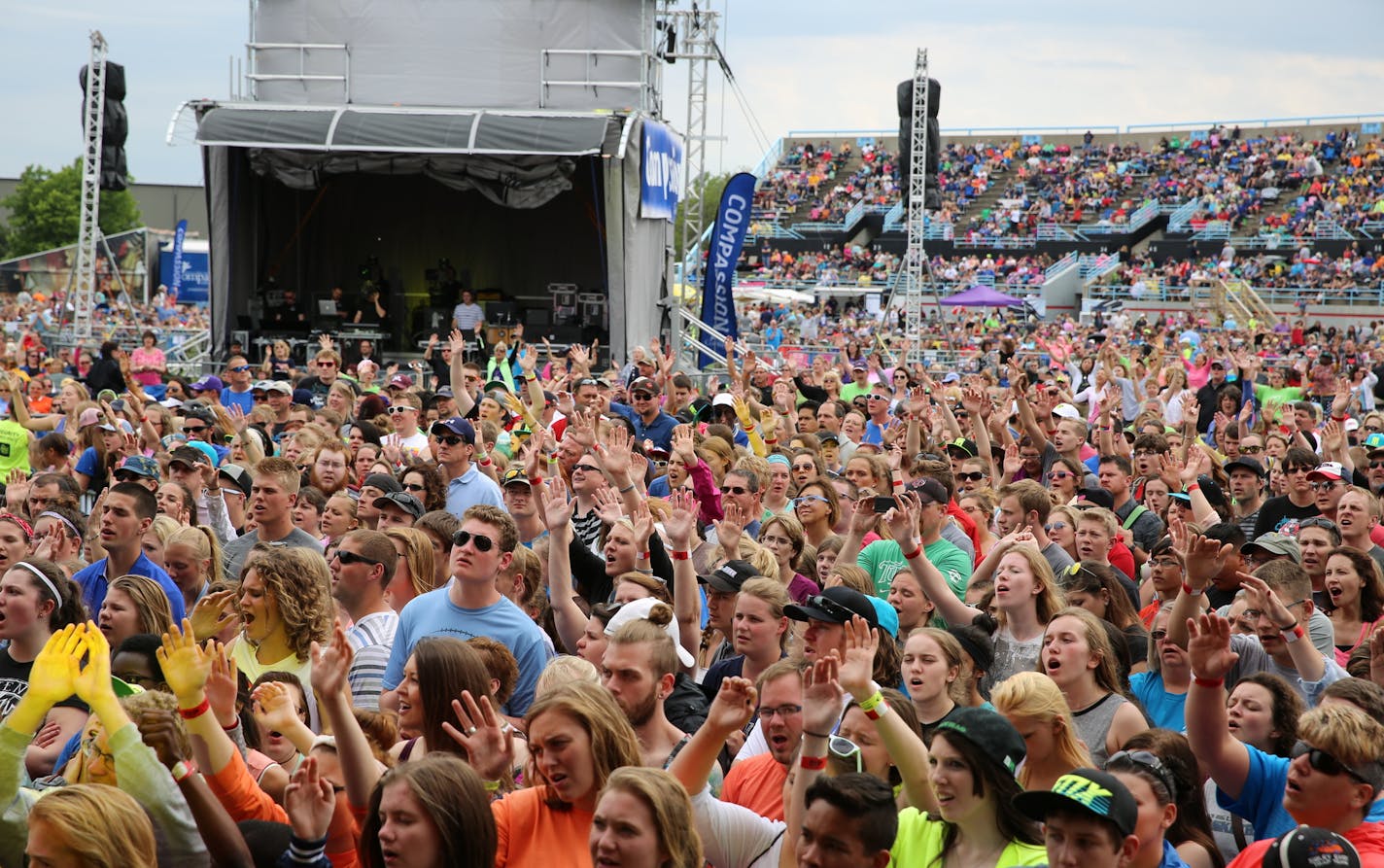 Last year's Joyful Noise festival drew more than 20,000 fans to Minnesota's largest Christian music festival, held at National Sports Center in Blaine.