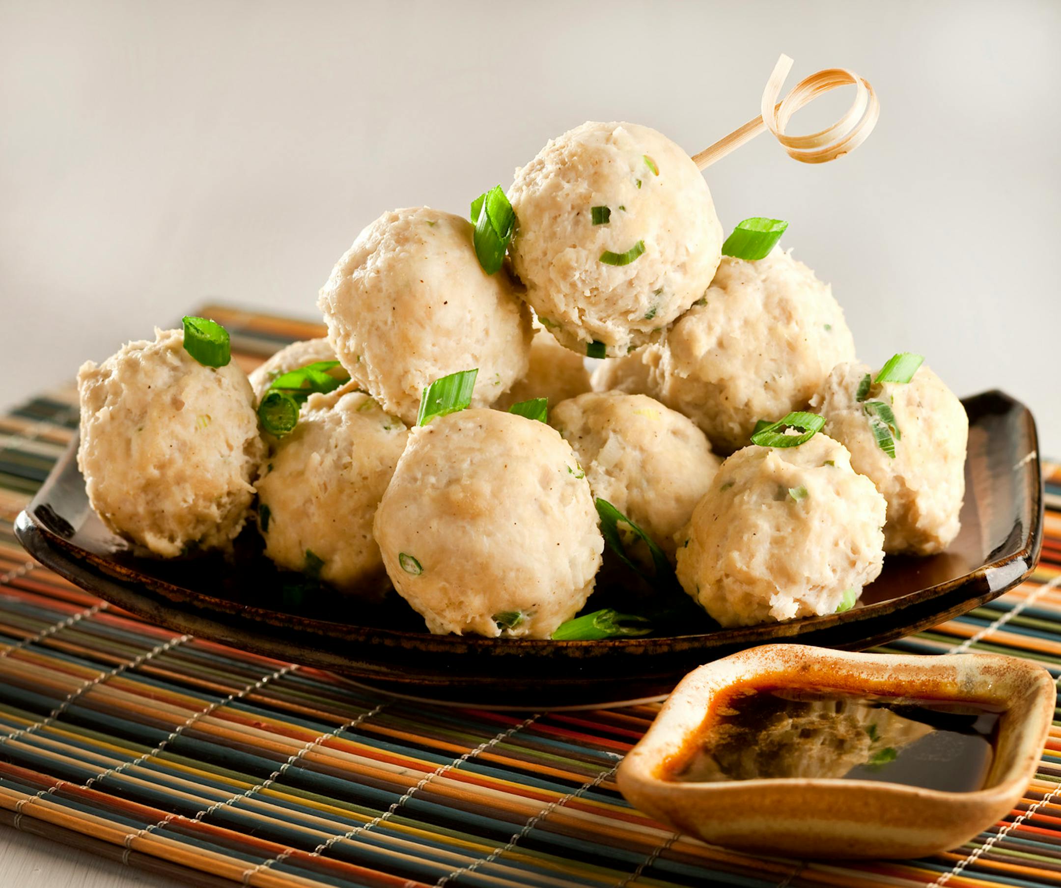Chicken teriyaki meatballs bring a different flavor to the table.